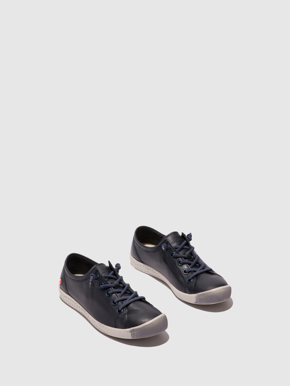Lace-up Trainers ISLAII557SOF NAVY LEATHER - Softinos
