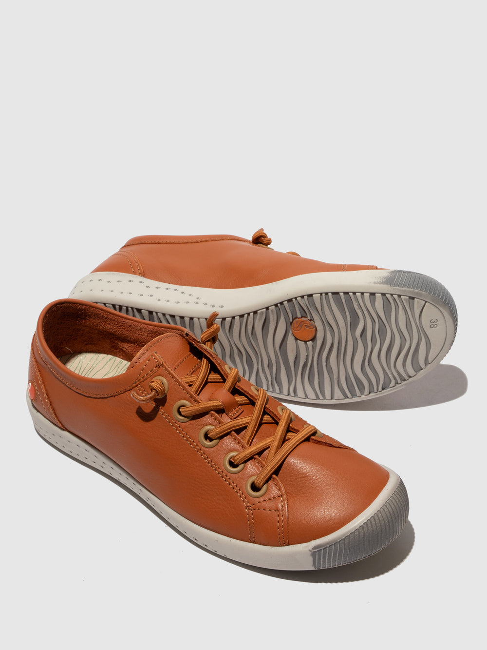 Lace-up Trainers ISLAII557SOF WARM ORANGE - Softinos