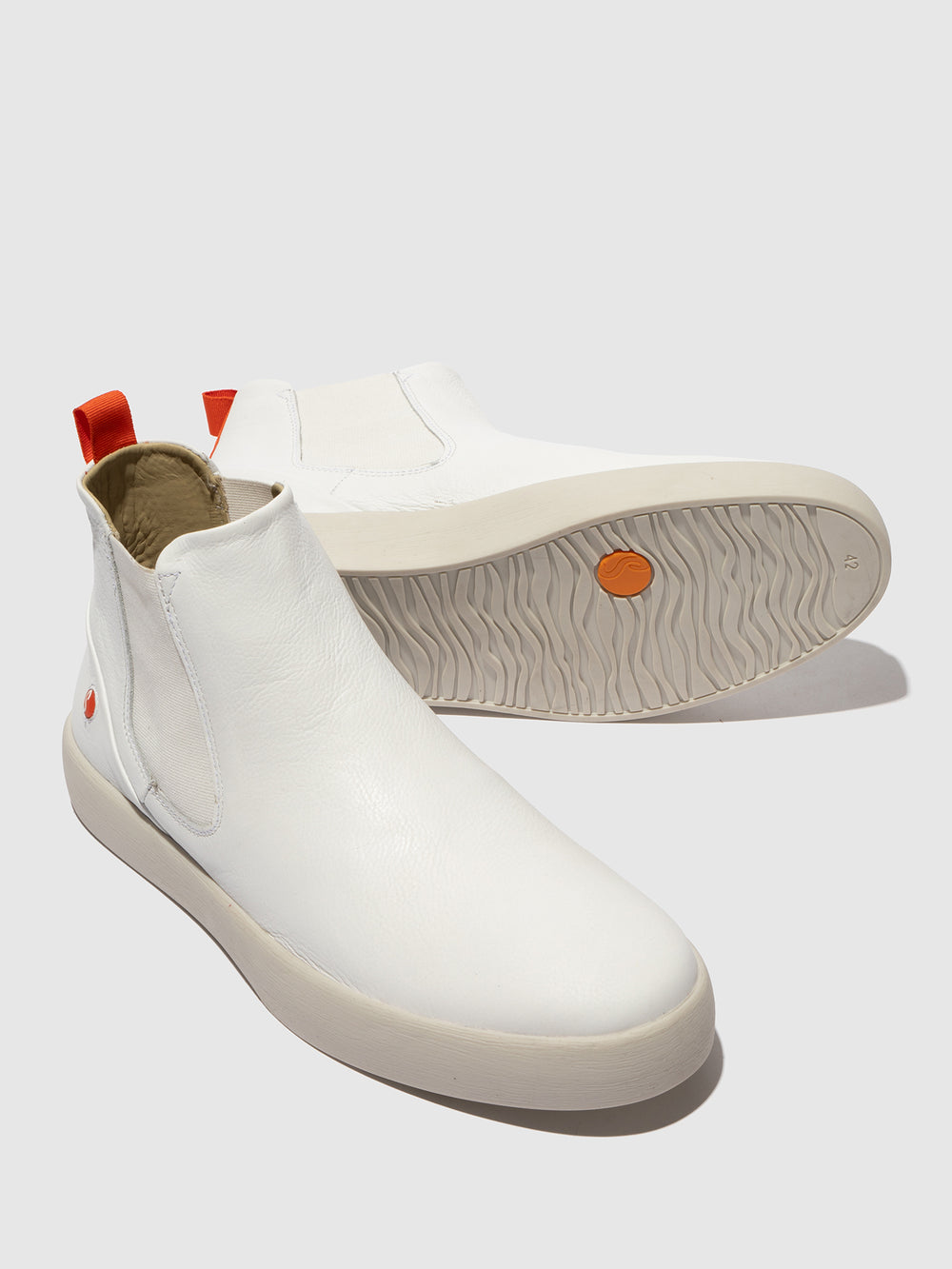 Chelsea Ankle Boots RYKE611SOF WHITE - Softinos