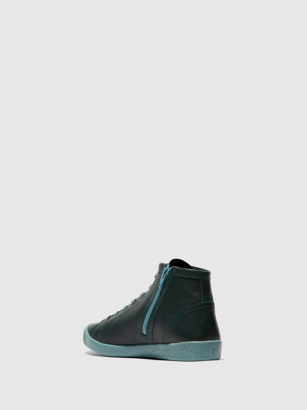 Lace-up Ankle Boots IBBI653SOF FOREST GREEN W/Baby Blue Sole