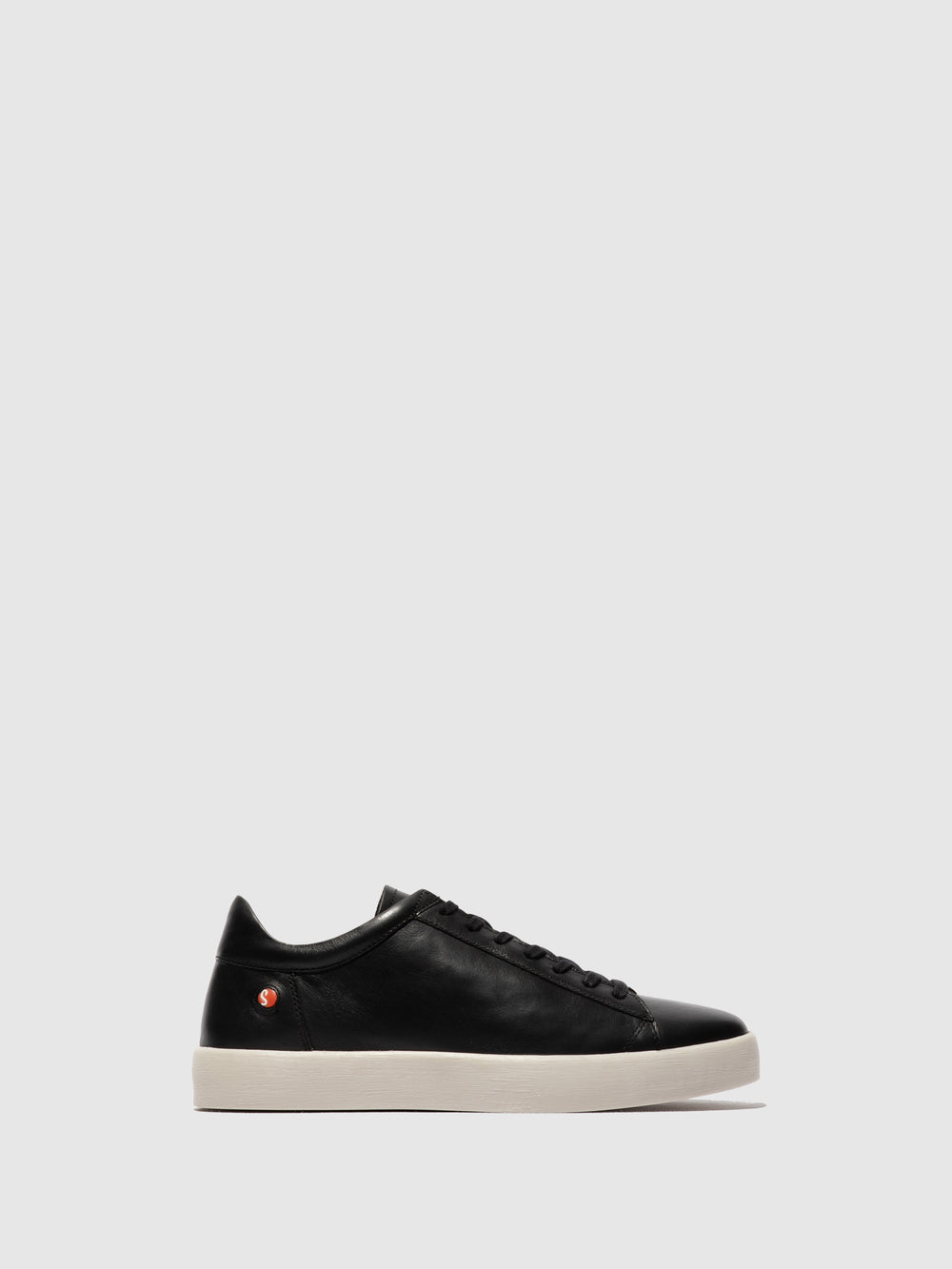 Lace-up Trainers RICK703SOF BLACK LEATHER - Softinos