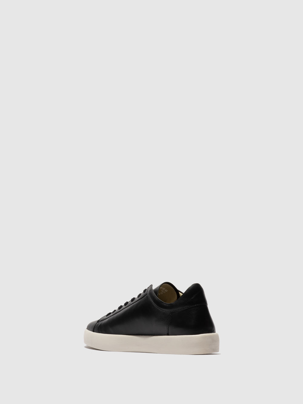 Lace-up Trainers RICK703SOF BLACK LEATHER - Softinos