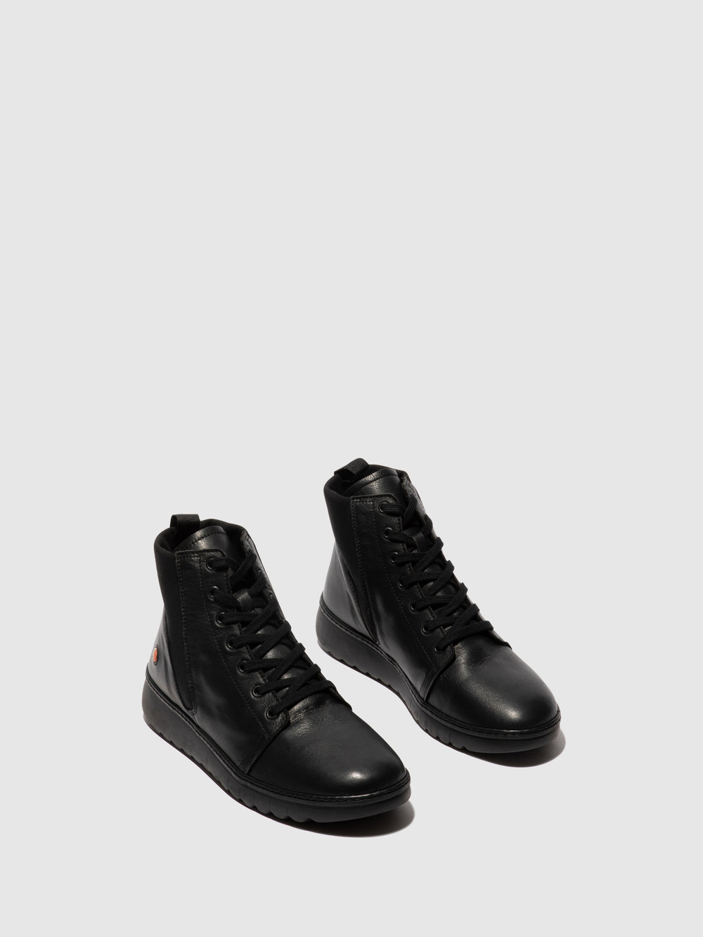 Lace-up Ankle Boots EDIN713SOF BLACK/BLACK NEOPRENE