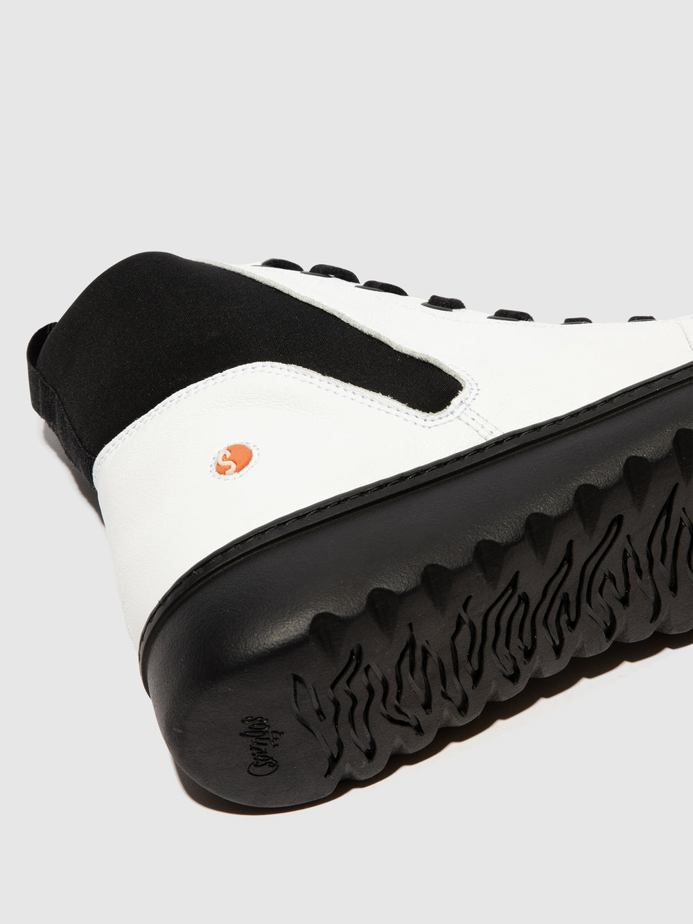 Lace-up Ankle Boots EDIN713SOF WHITE/BLACK NEOPRENE