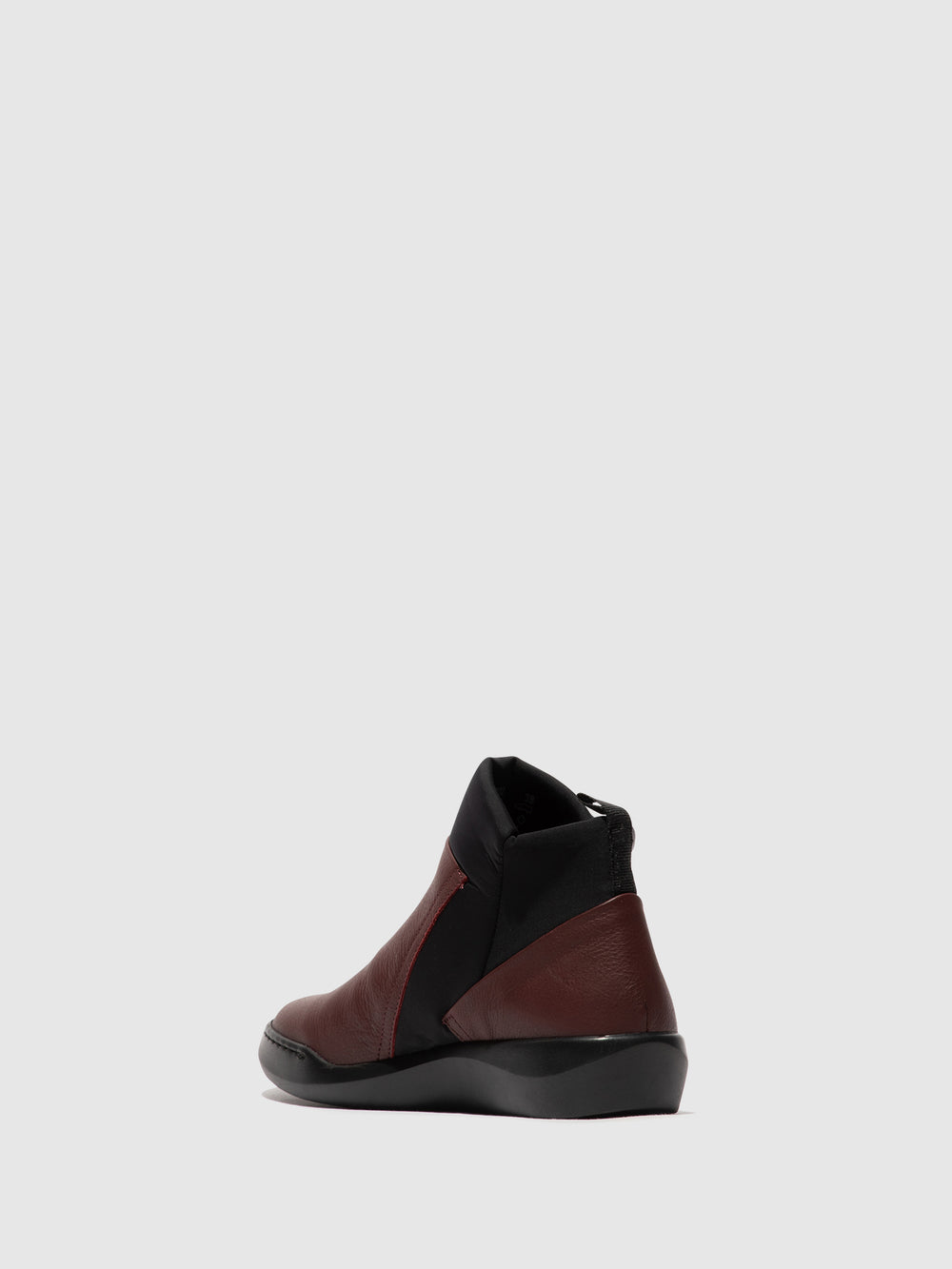 Slip-on Ankle Boots BLEI727SOF DK. RED W/BLACK NEOPRENE