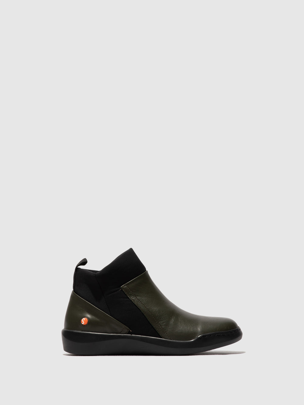 Slip-on Ankle Boots BLEI727SOF MILITARY W/BLACK NEOPRENE