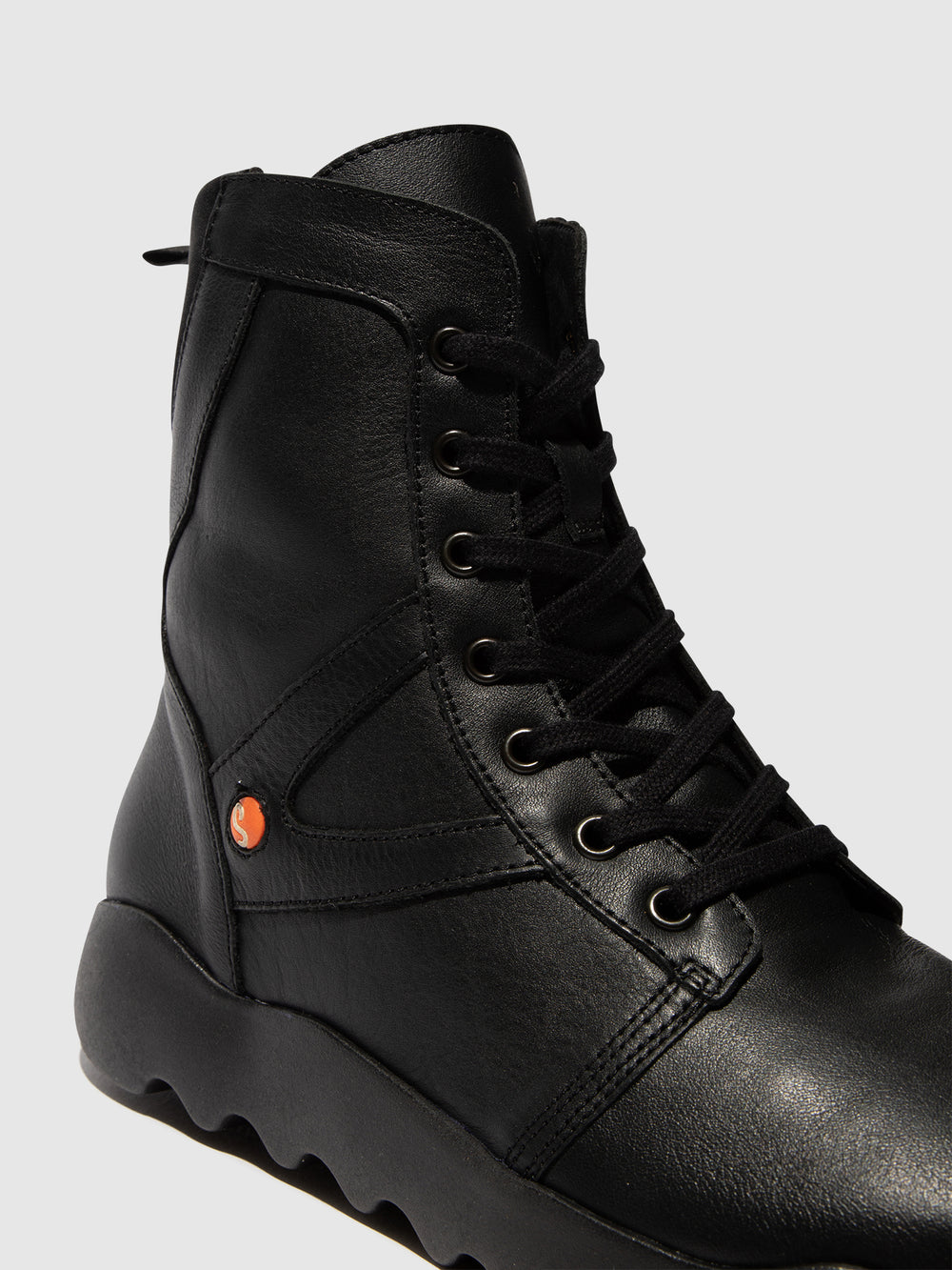Lace-up Boots WIDI728SOF BLACK W/BLACK NEOPRENE