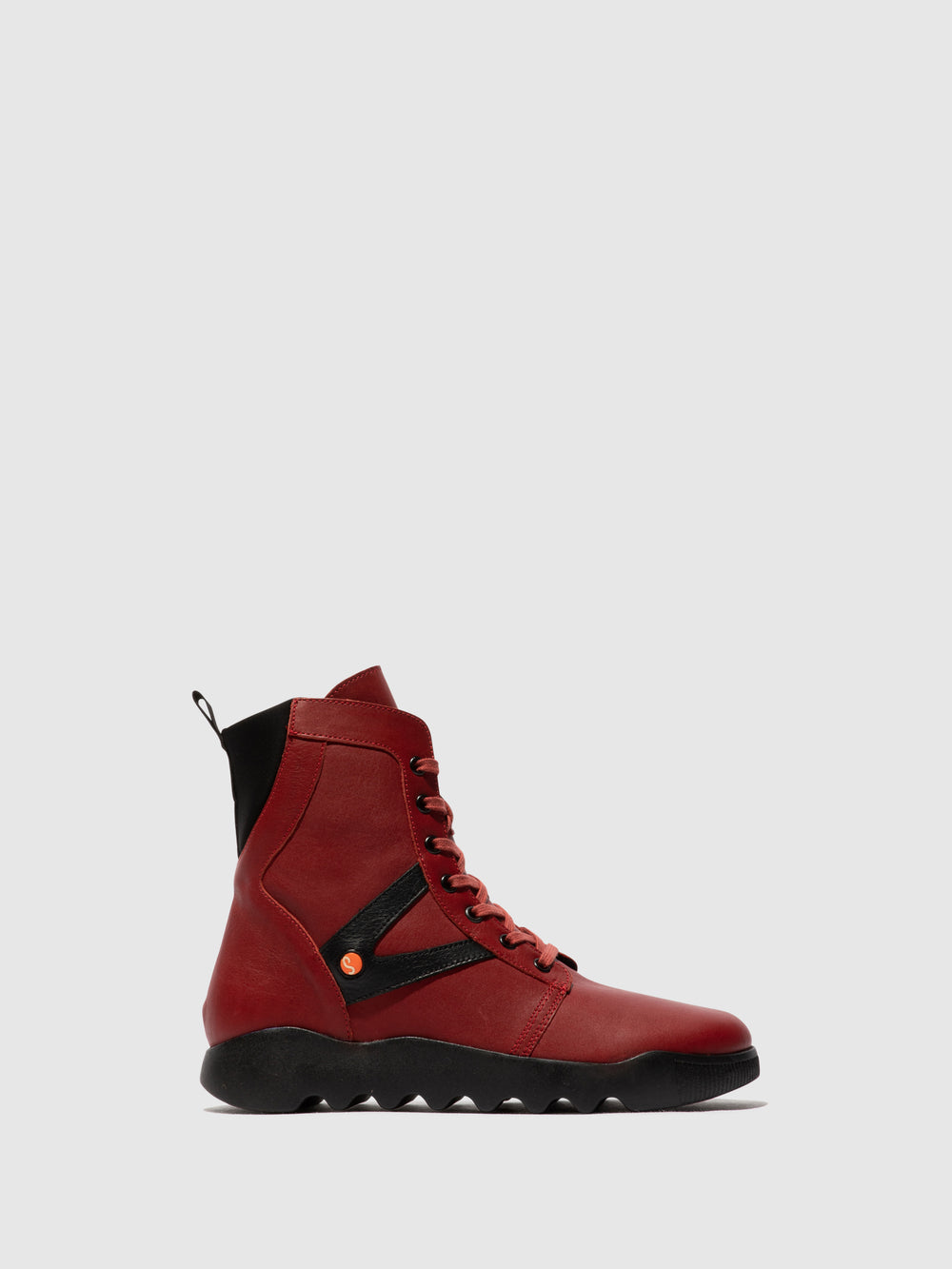 Lace-up Boots WIDI728SOF RED W/BLACK NEOPRENE