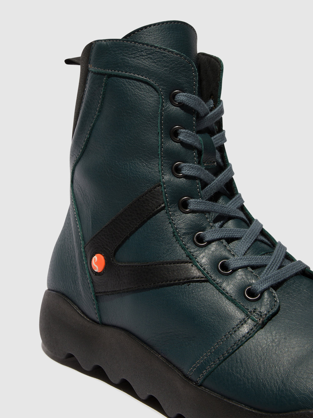 Lace-up Boots WIDI728SOF DENIM W/BLACK NEOPRENE