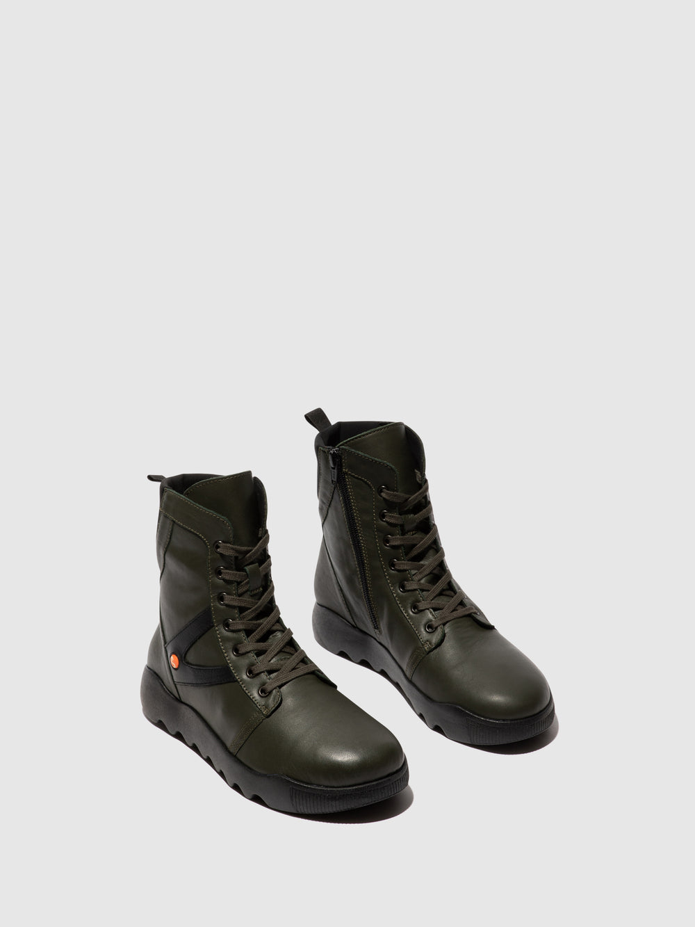 Lace-up Boots WIDI728SOF MILITARY W/BLACK NEOPRENE