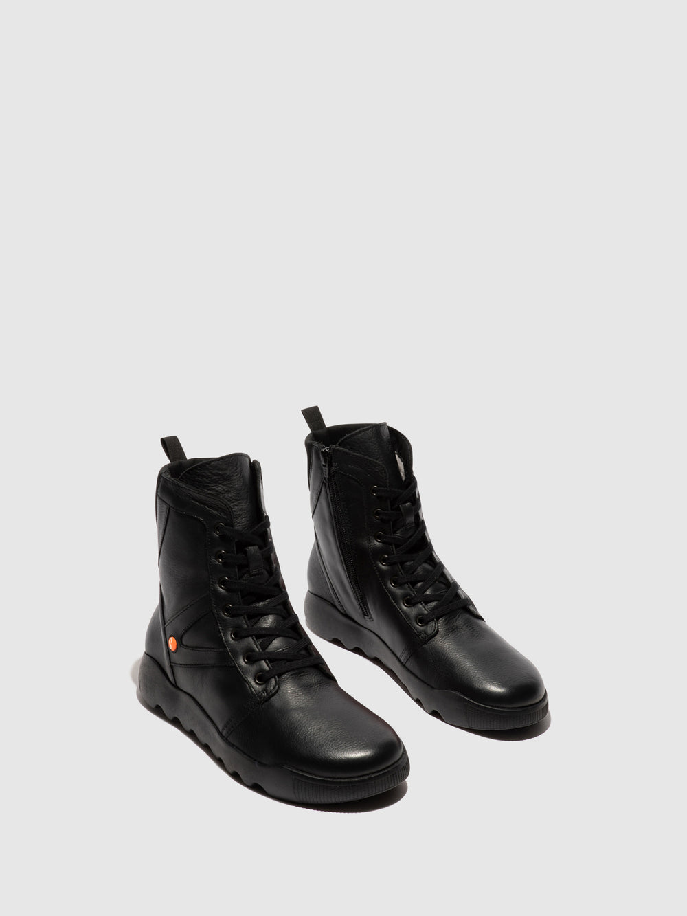 Lace-up Boots WIDI728SOF BLACK/BLACK NEO & WOOL LINING