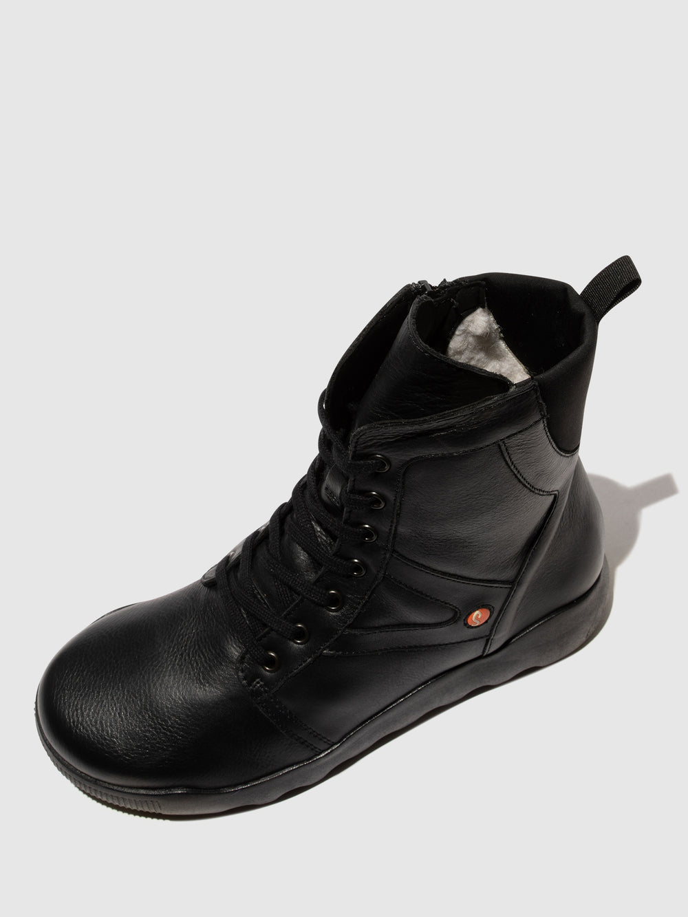 Lace-up Boots WIDI728SOF BLACK/BLACK NEO & WOOL LINING