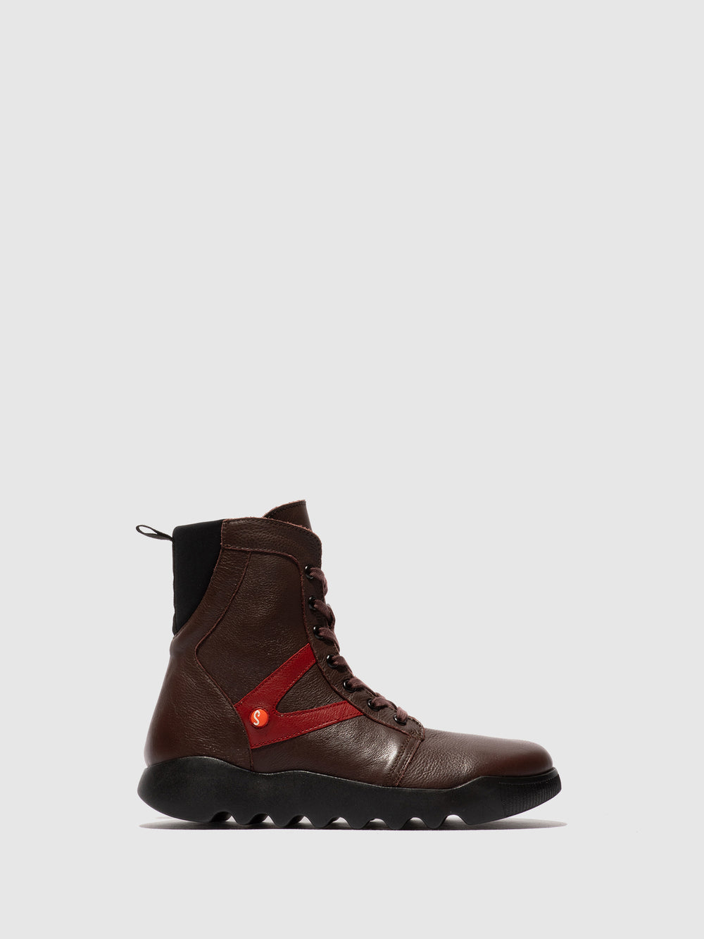 Lace-up Boots WIDI728SOF WINE