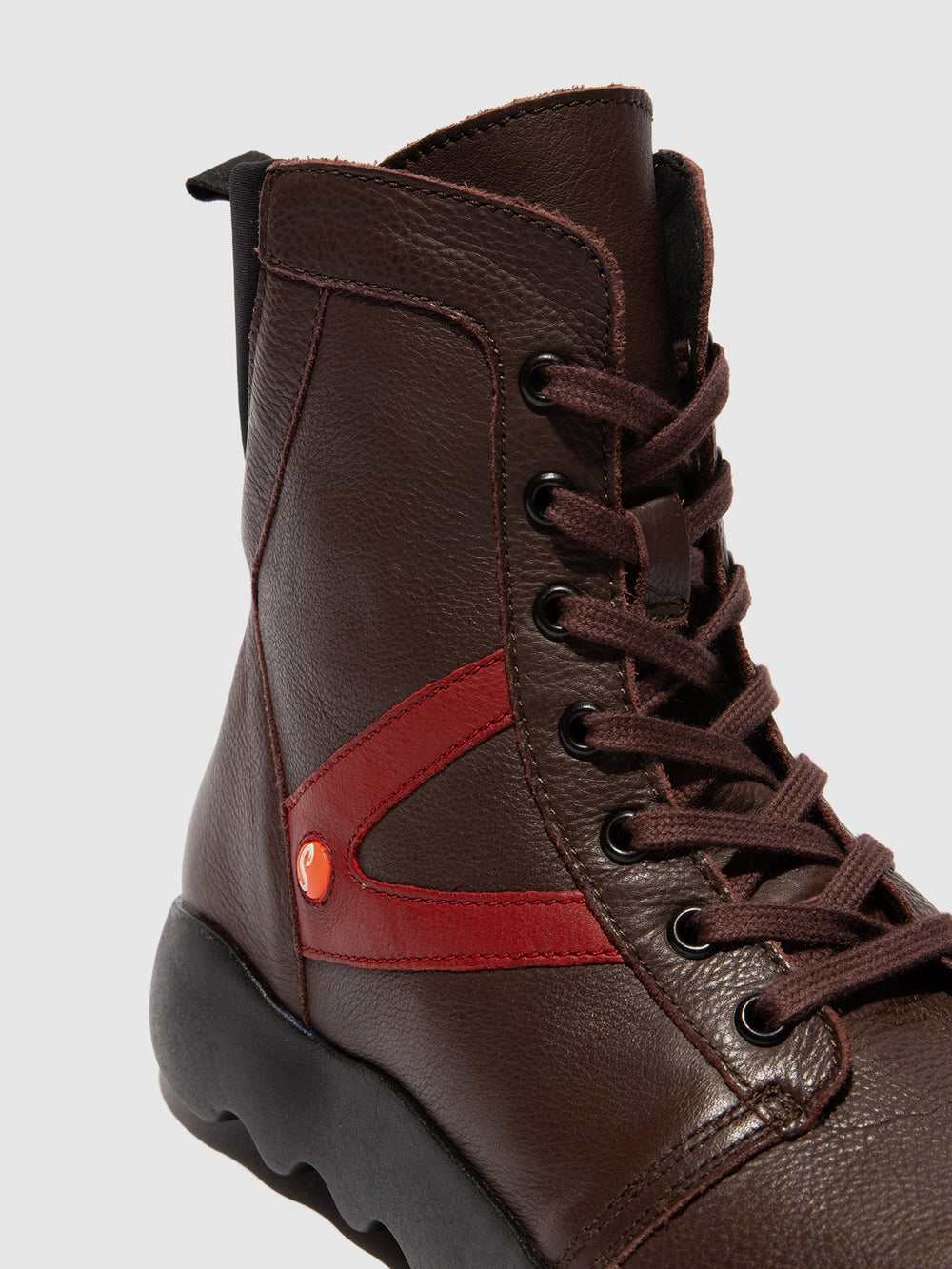 Lace-up Boots WIDI728SOF WINE