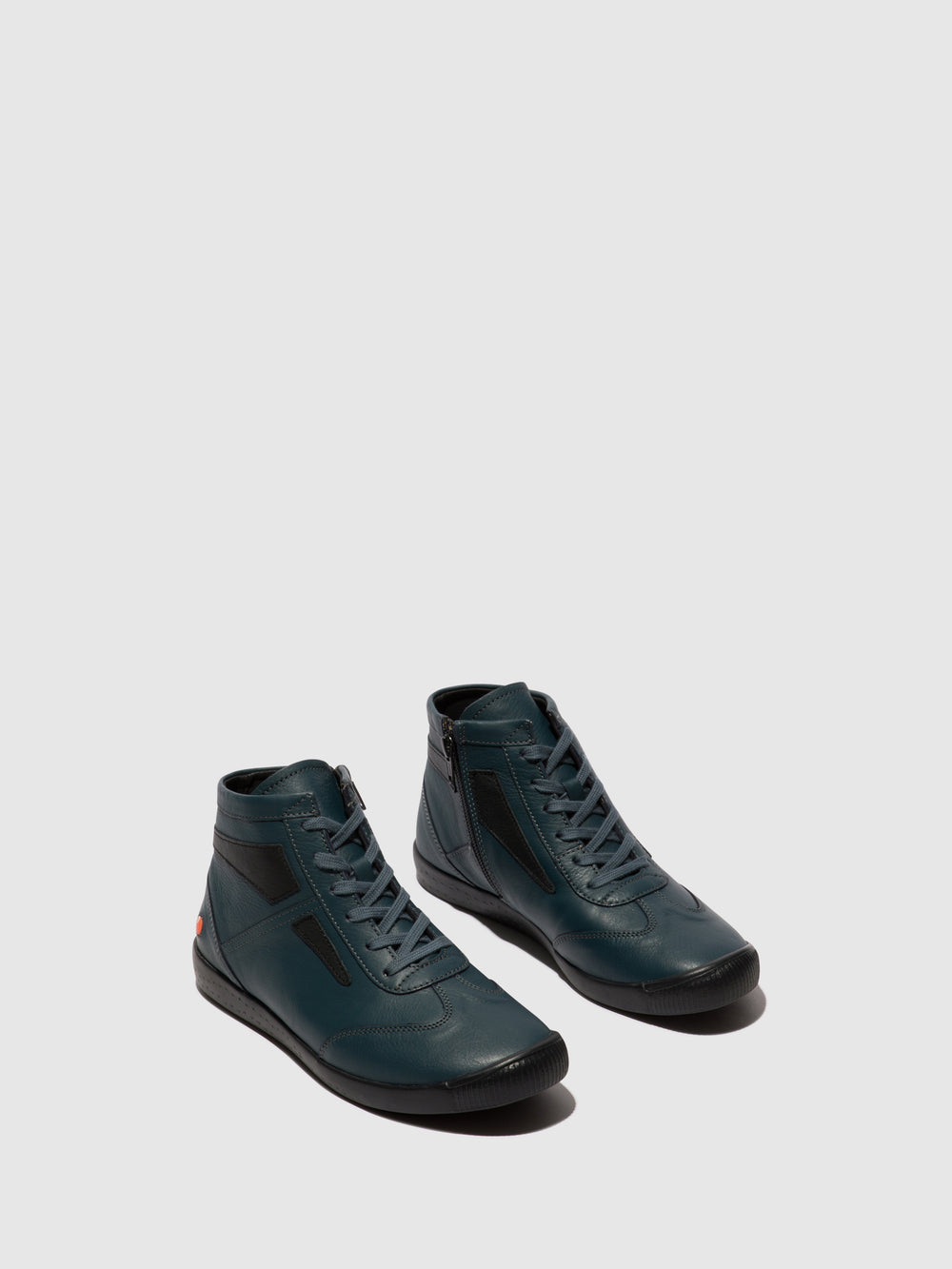 Lace-up Ankle Boots ILUX729SOF DENIM/BLACK