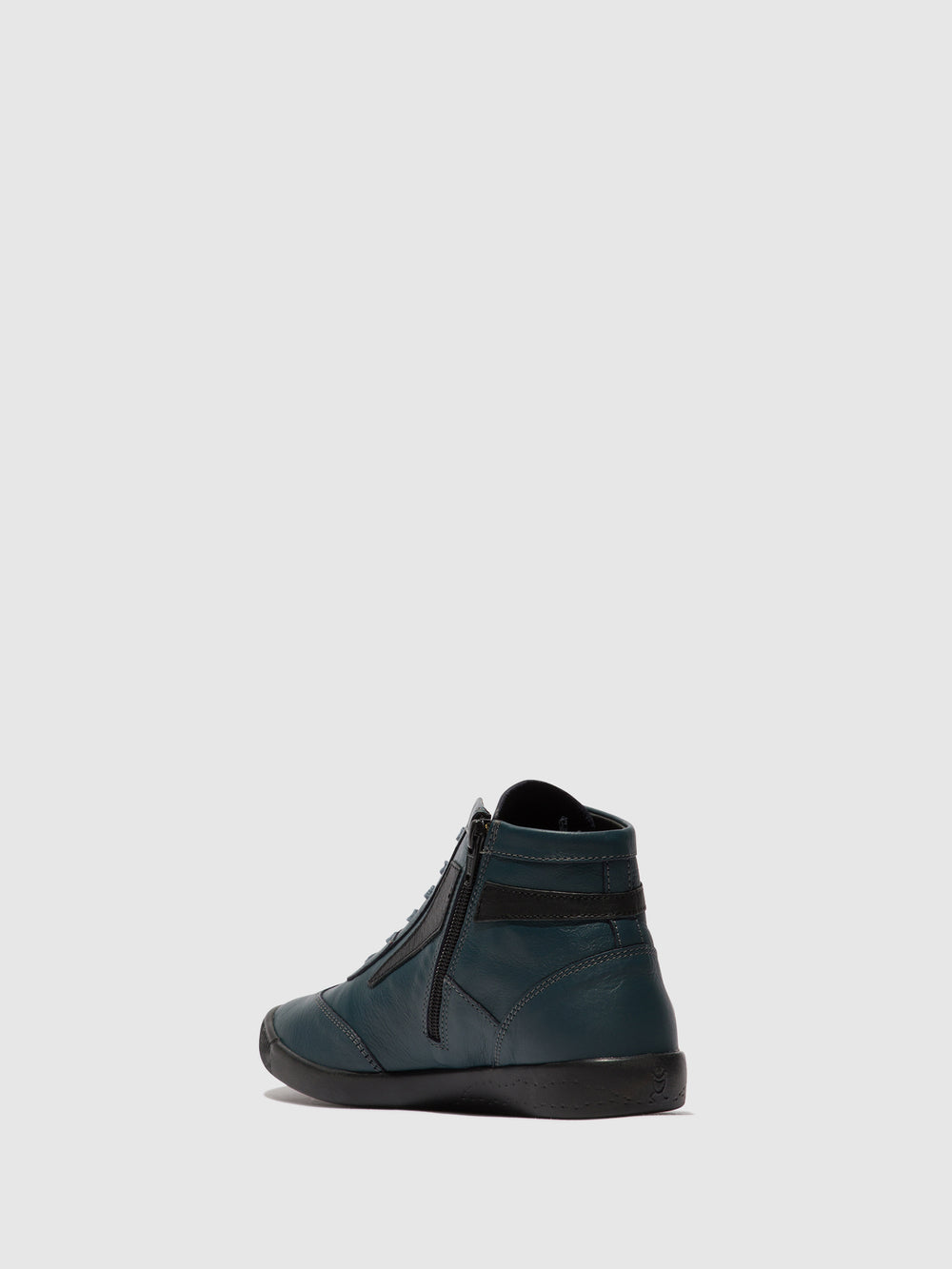 Lace-up Ankle Boots ILUX729SOF DENIM/BLACK