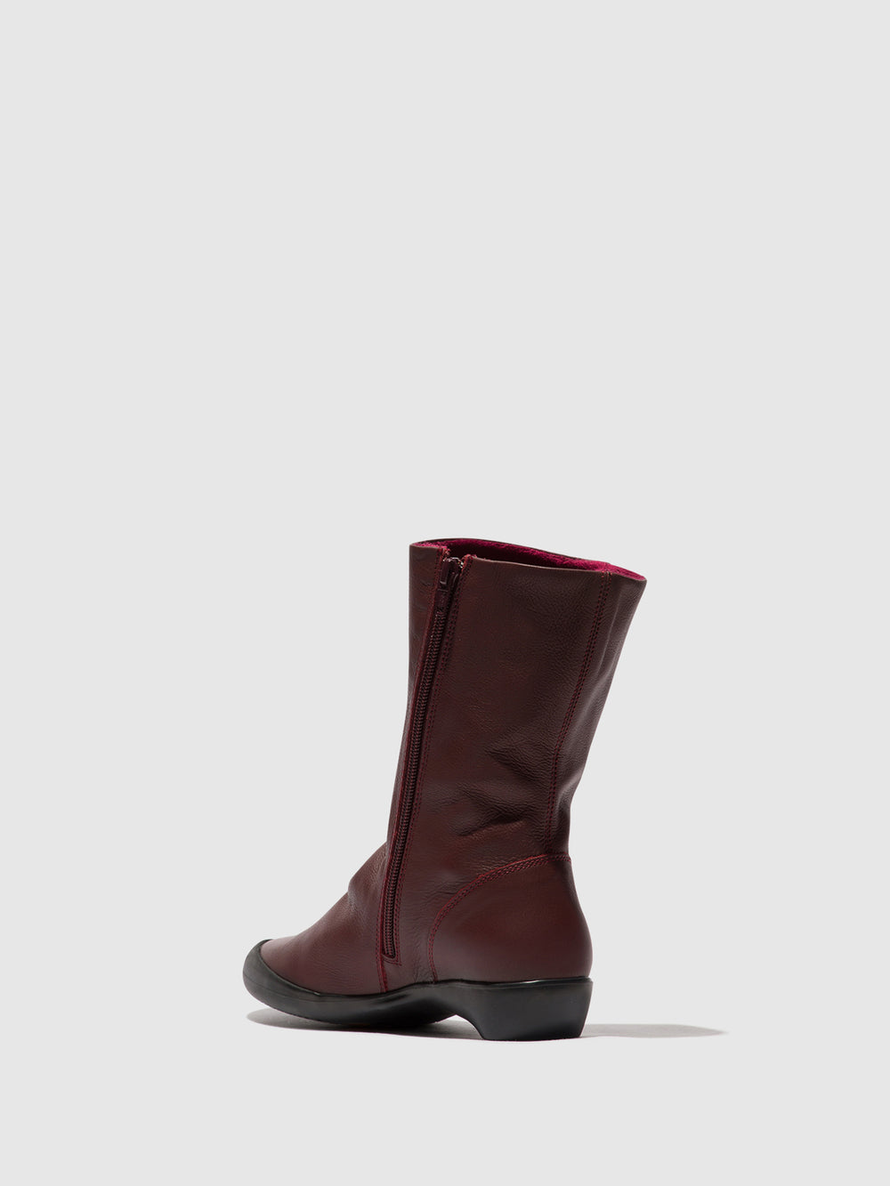 Zip Up Boots FOLEY733SOF DK. RED