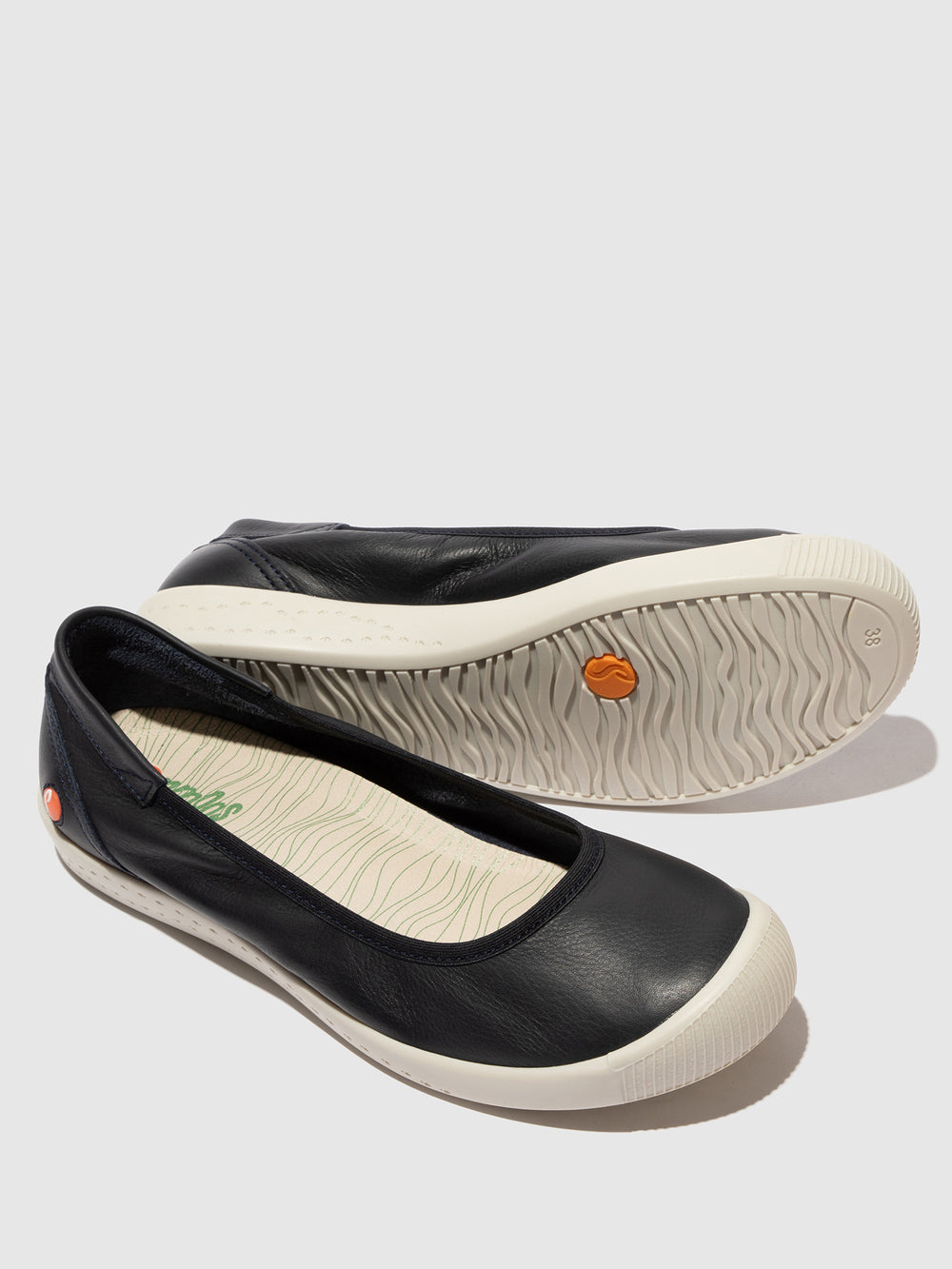 Elasticated Ballerinas ILMEI737SOF SMOOTH NAVY