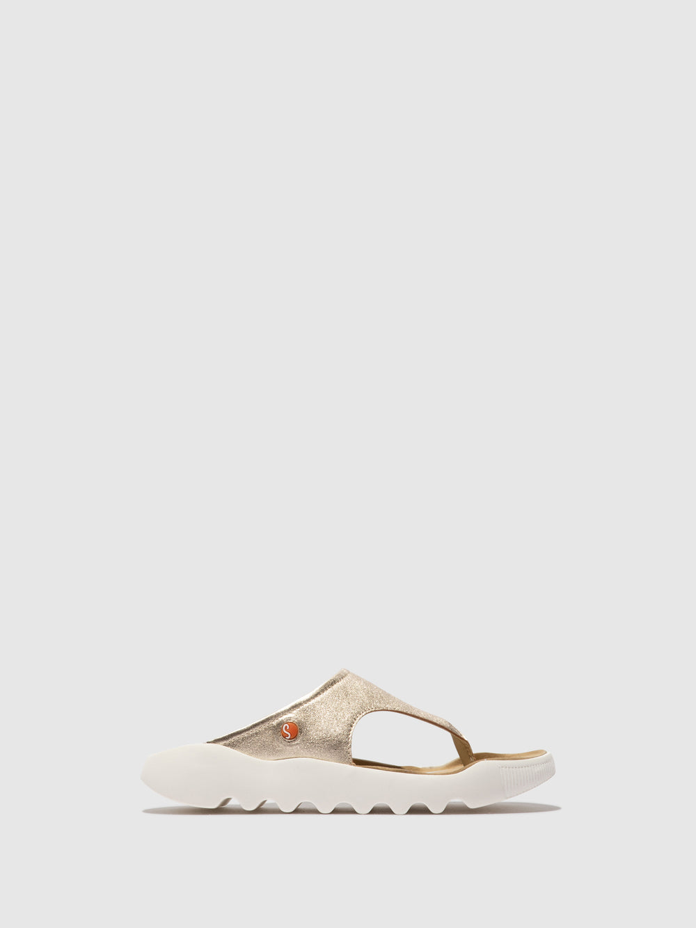 Slip-on Sandals WHAL746SOF LAMINATO CHAMPAGNE