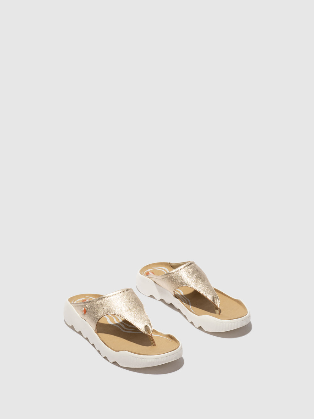 Slip-on Sandals WHAL746SOF LAMINATO CHAMPAGNE