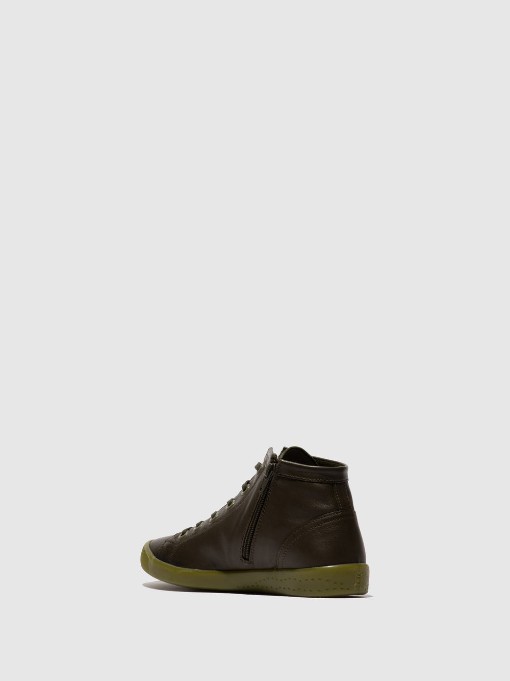 Lace-up Ankle Boots ISLEENIII747 ARMY GREEN W/GREEN SOLE