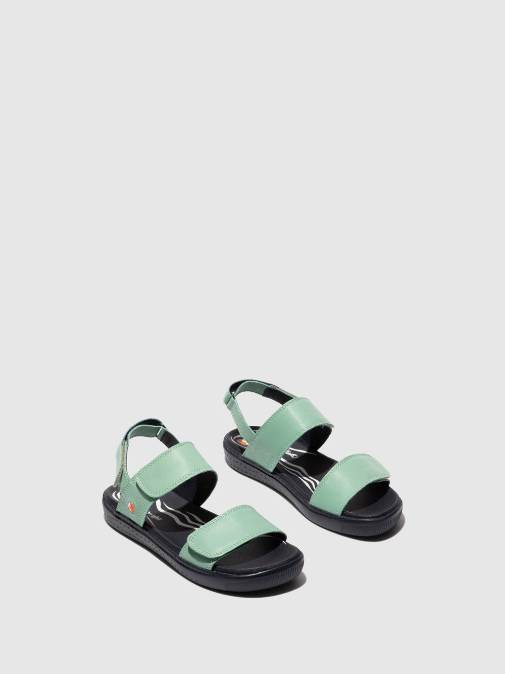 Velcro Sandals INDU753SOF SEA W/NAVY SOLE