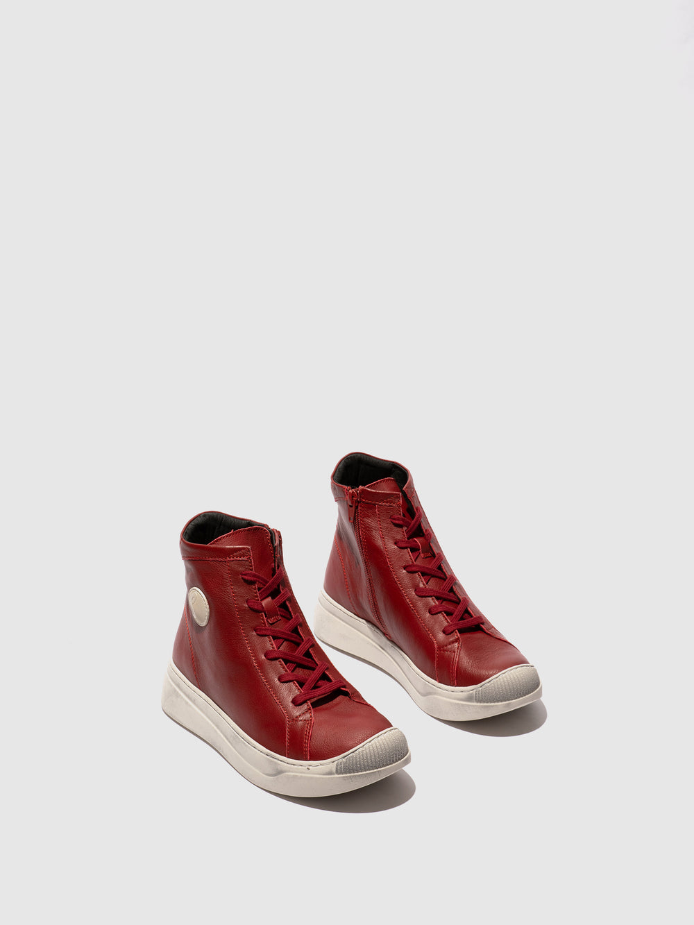 Lace-up Ankle Boots APPE756SOF RED