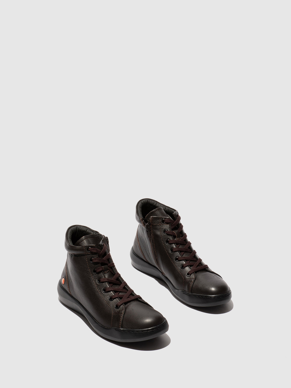 Lace-up Ankle Boots BEJI763SOF DK BROWN