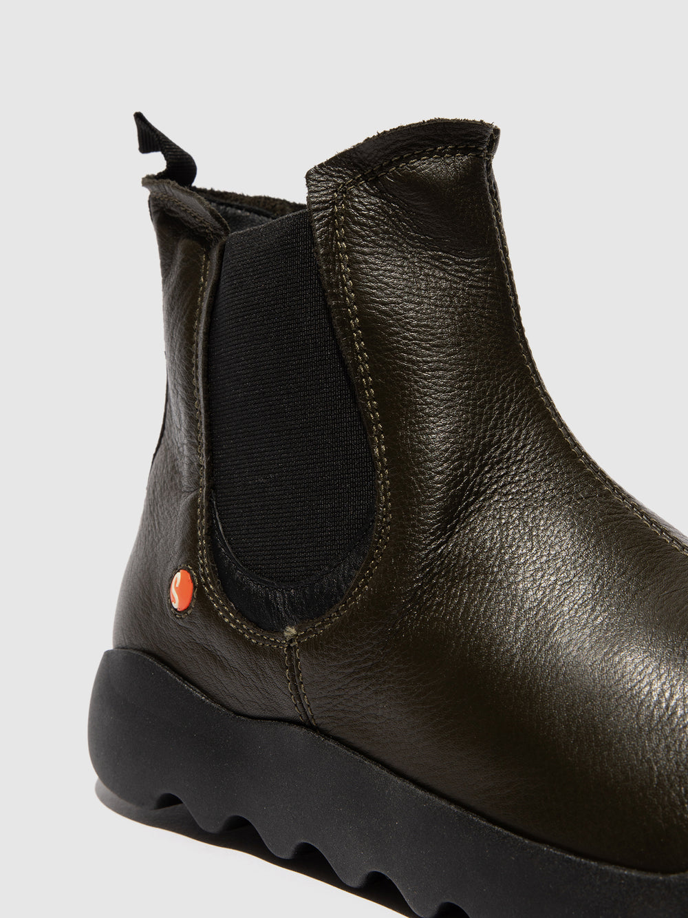 Chelsea Ankle Boots WHAD765SOF MILITARY W/BLACK ELASTIC