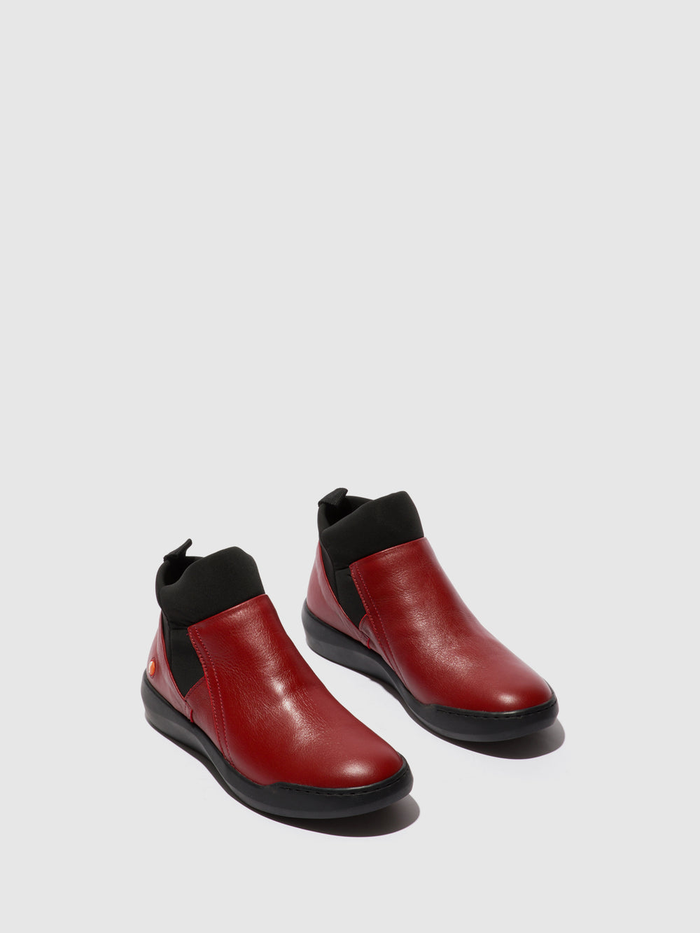 Slip-on Ankle Boots BITU768SOF RED W/BLACK NEOPRENE