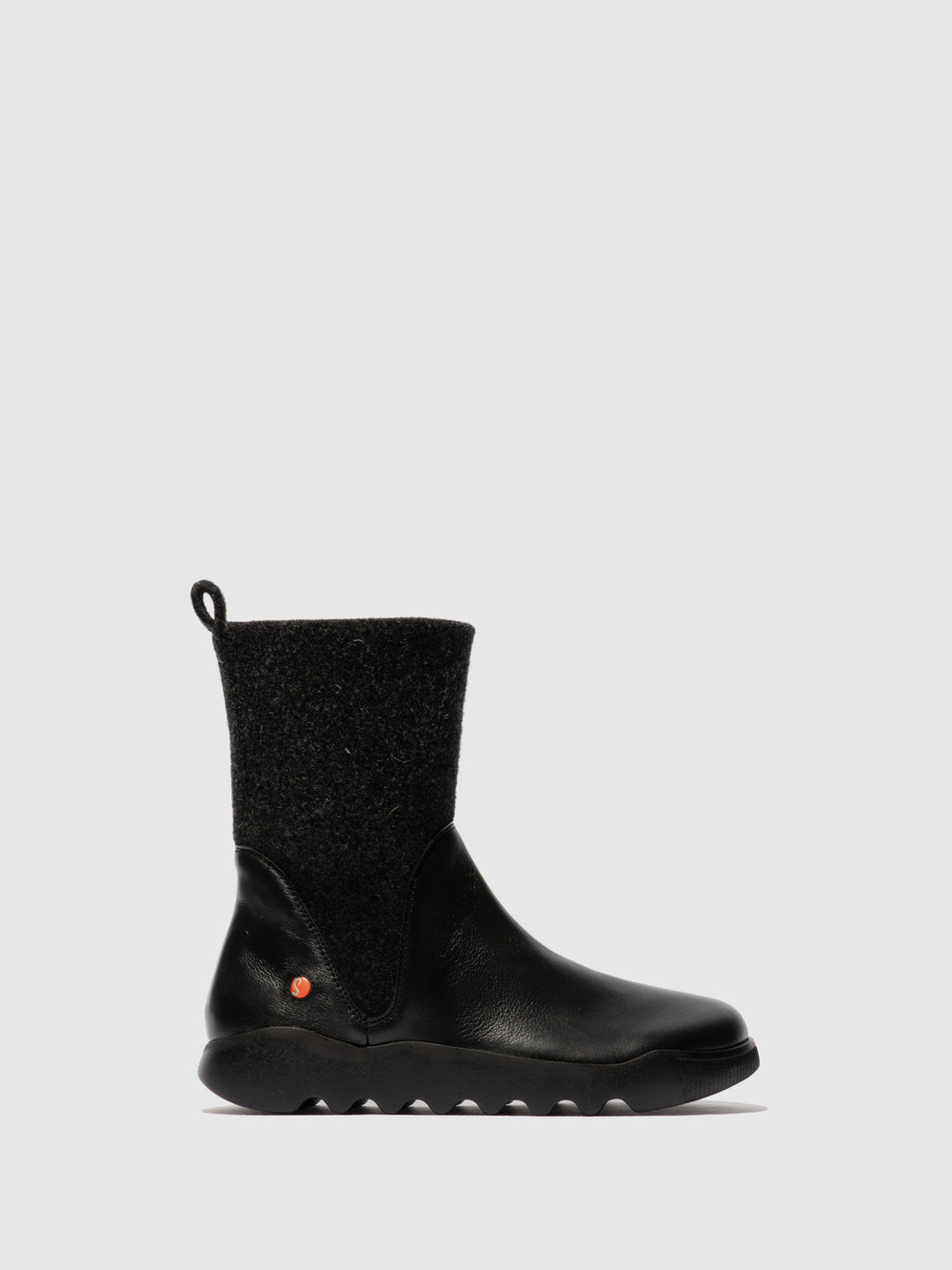 Zip Up Boots WUMI773SOF BLACK/ANTHRACITE FELT