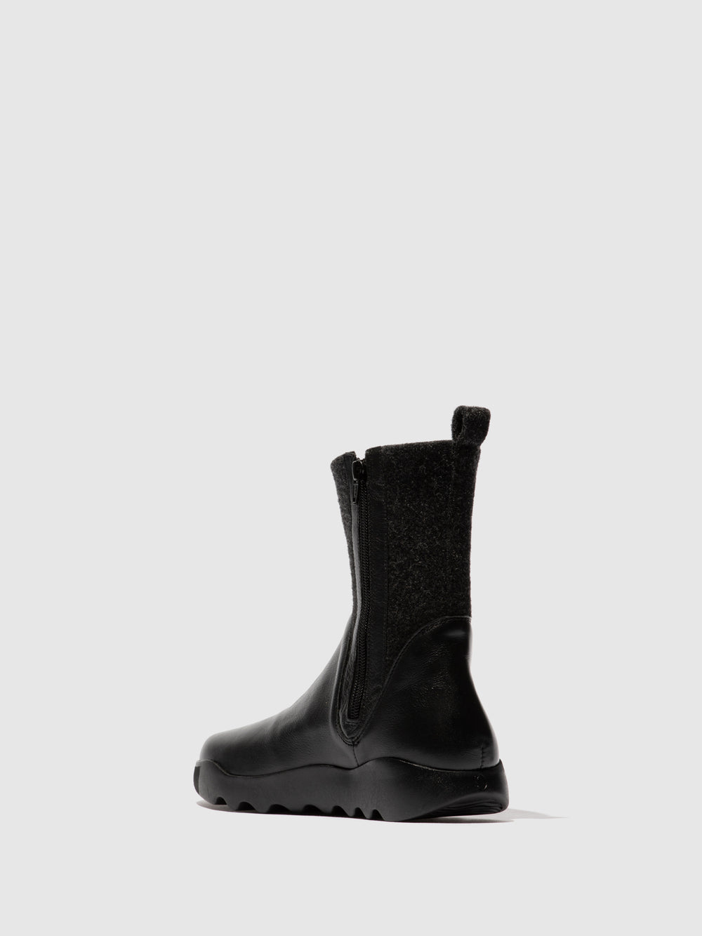 Zip Up Boots WUMI773SOF BLACK/ANTHRACITE FELT