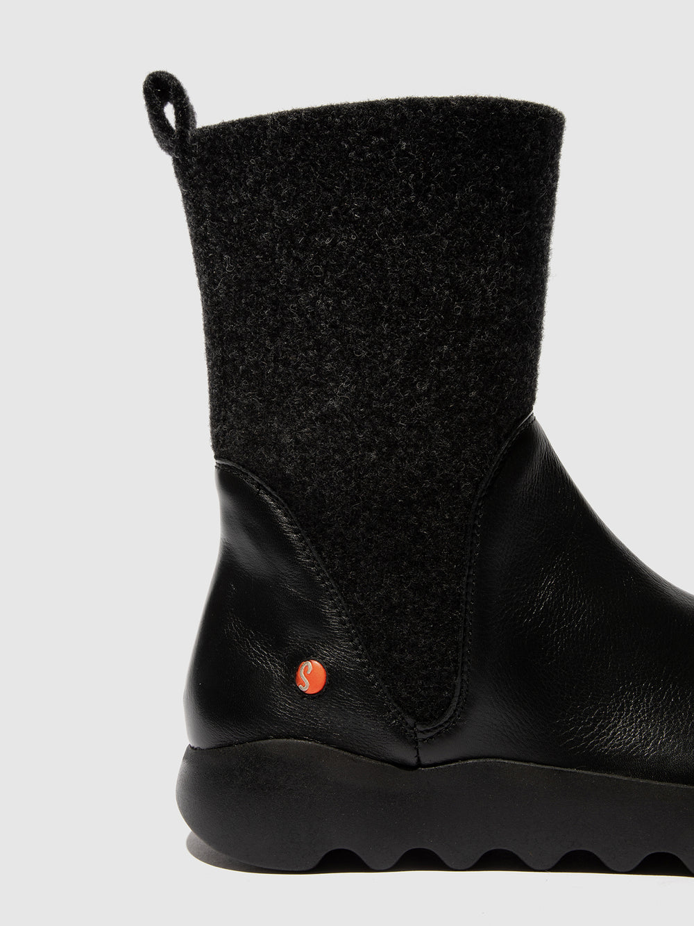 Zip Up Boots WUMI773SOF BLACK/ANTHRACITE FELT