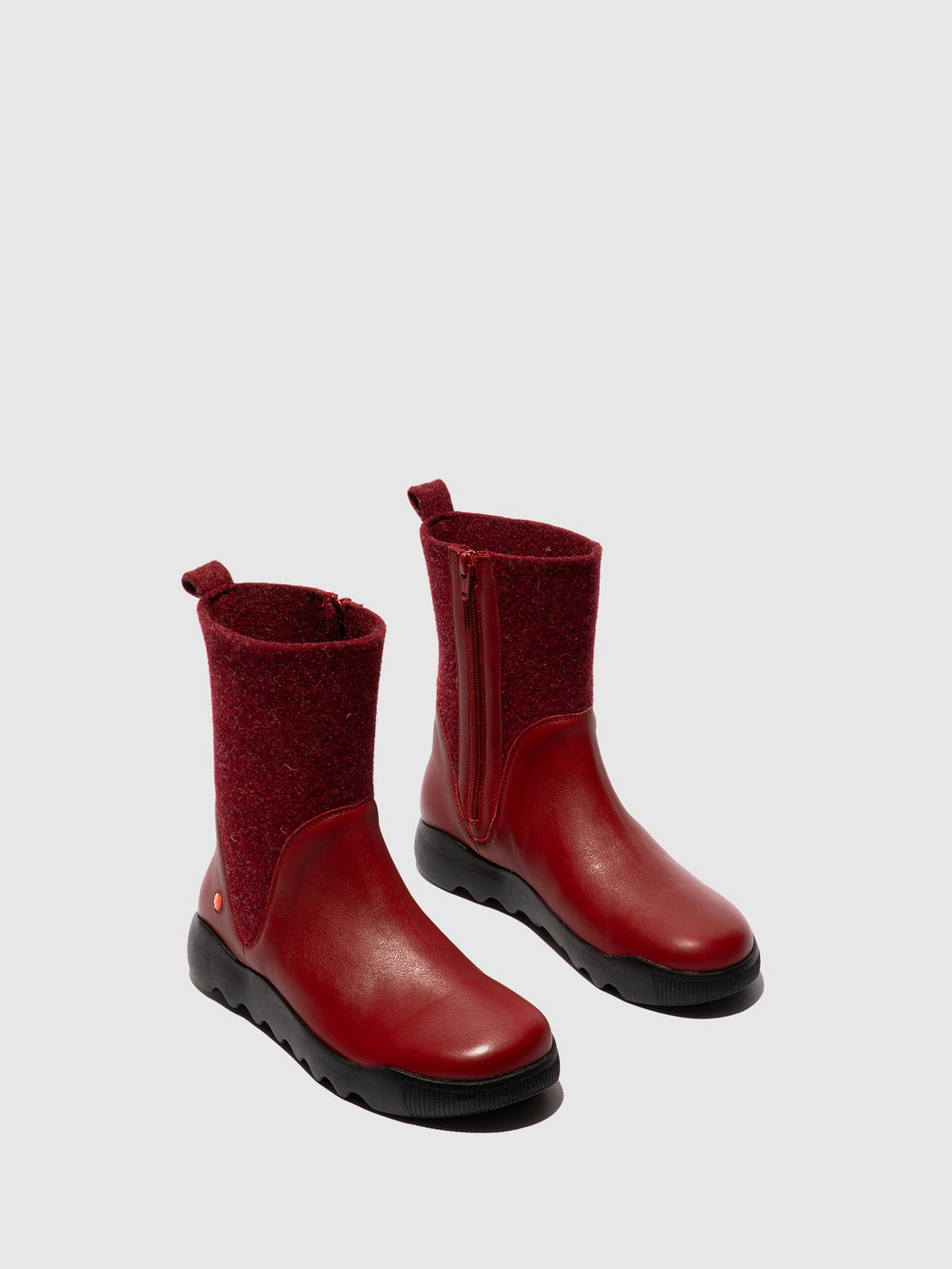 Zip Up Boots WUMI773SOF RED