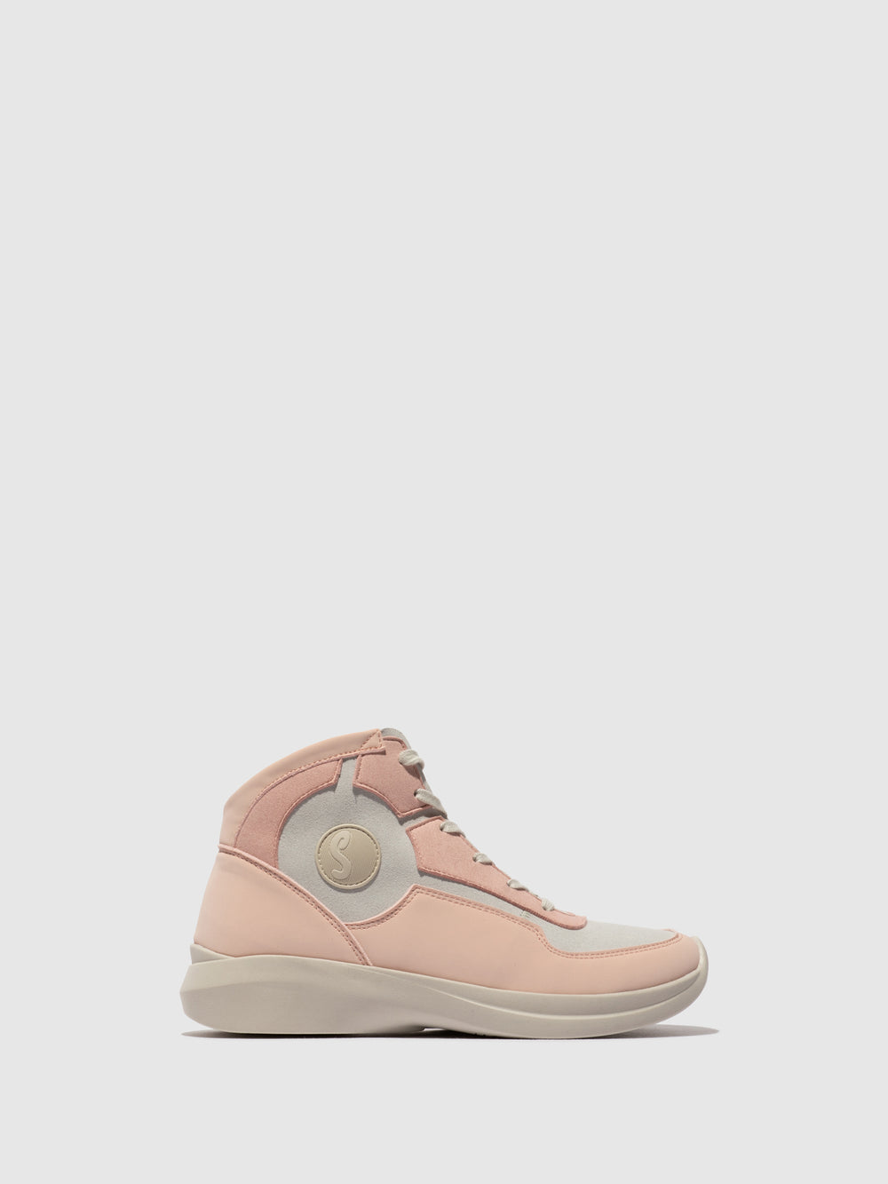 Hi-Top Trainers GULI775SOF WHITE/PINK