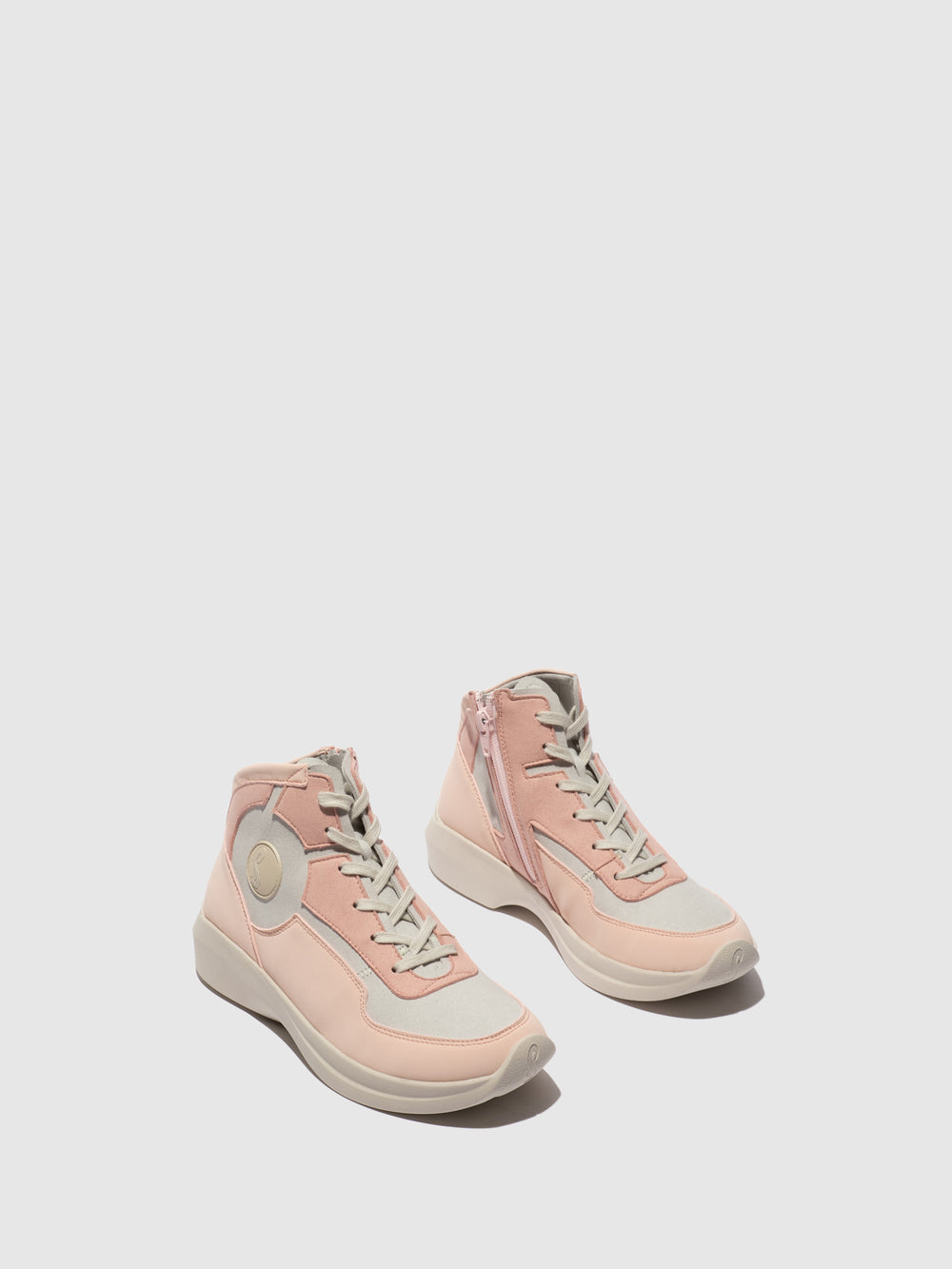 Hi-Top Trainers GULI775SOF WHITE/PINK