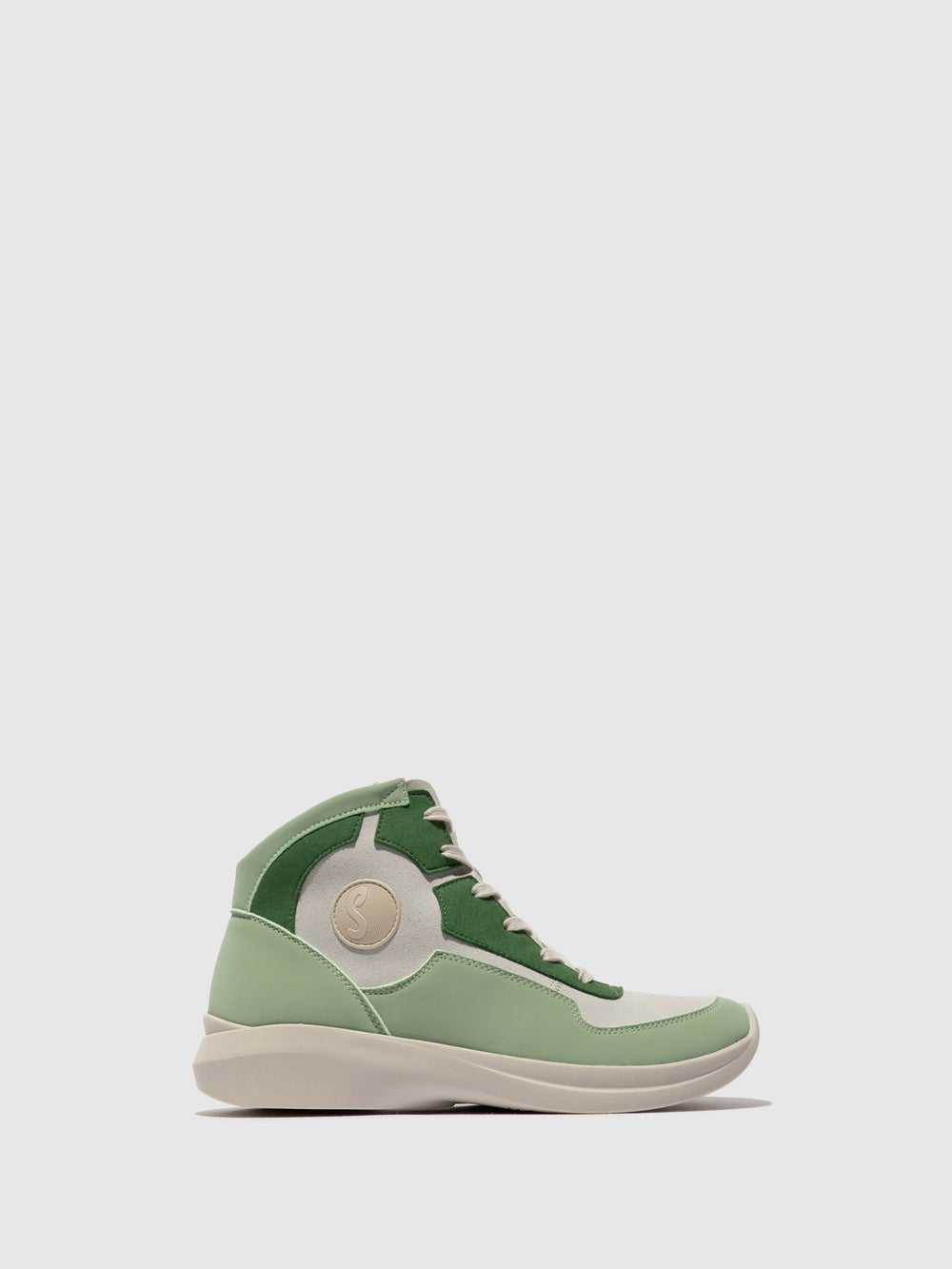 Hi-Top Trainers GULI775SOF WHITE/GREEN