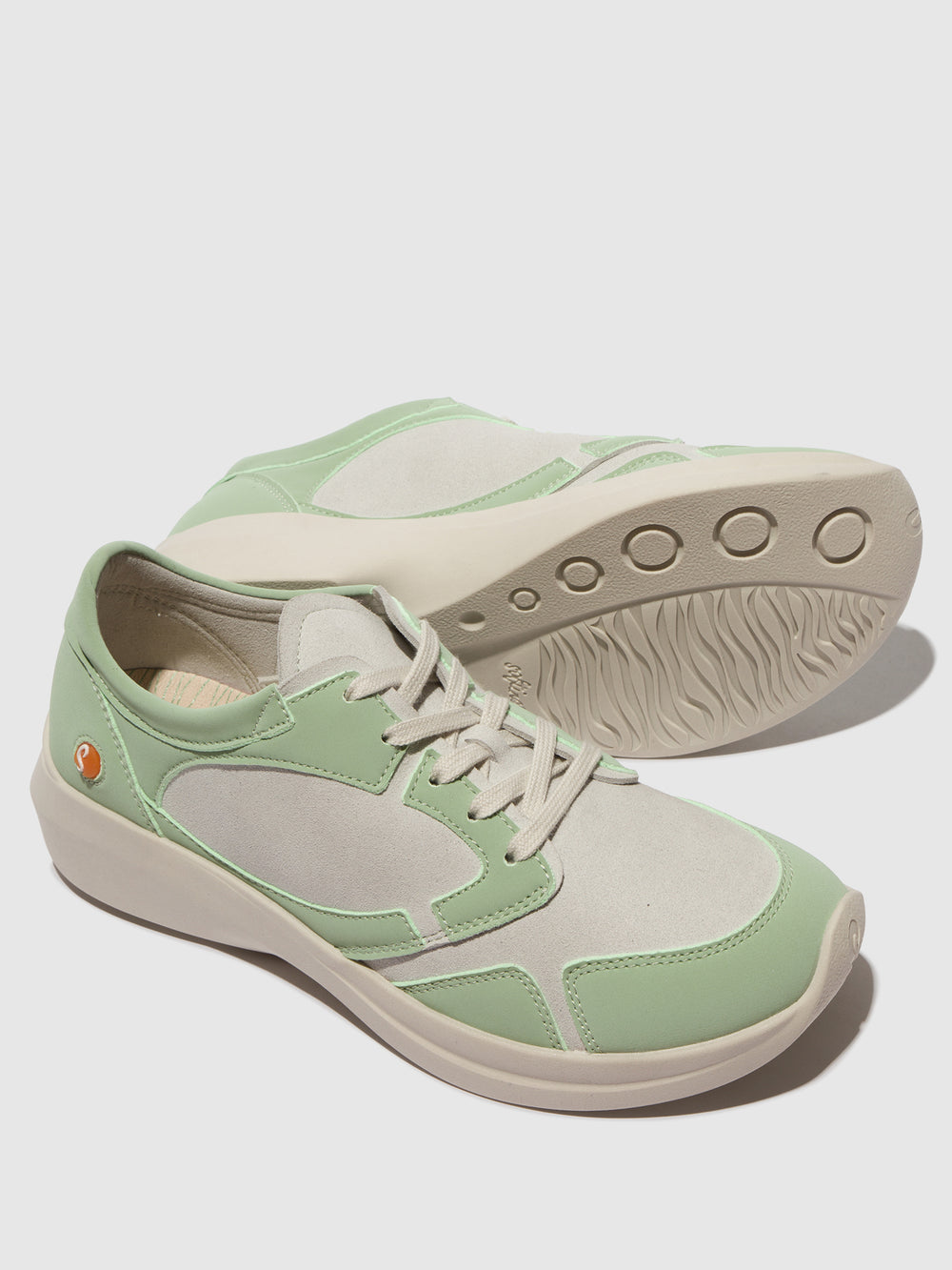 Lace-up Trainers GOLI776SOF WHITE/GREEN