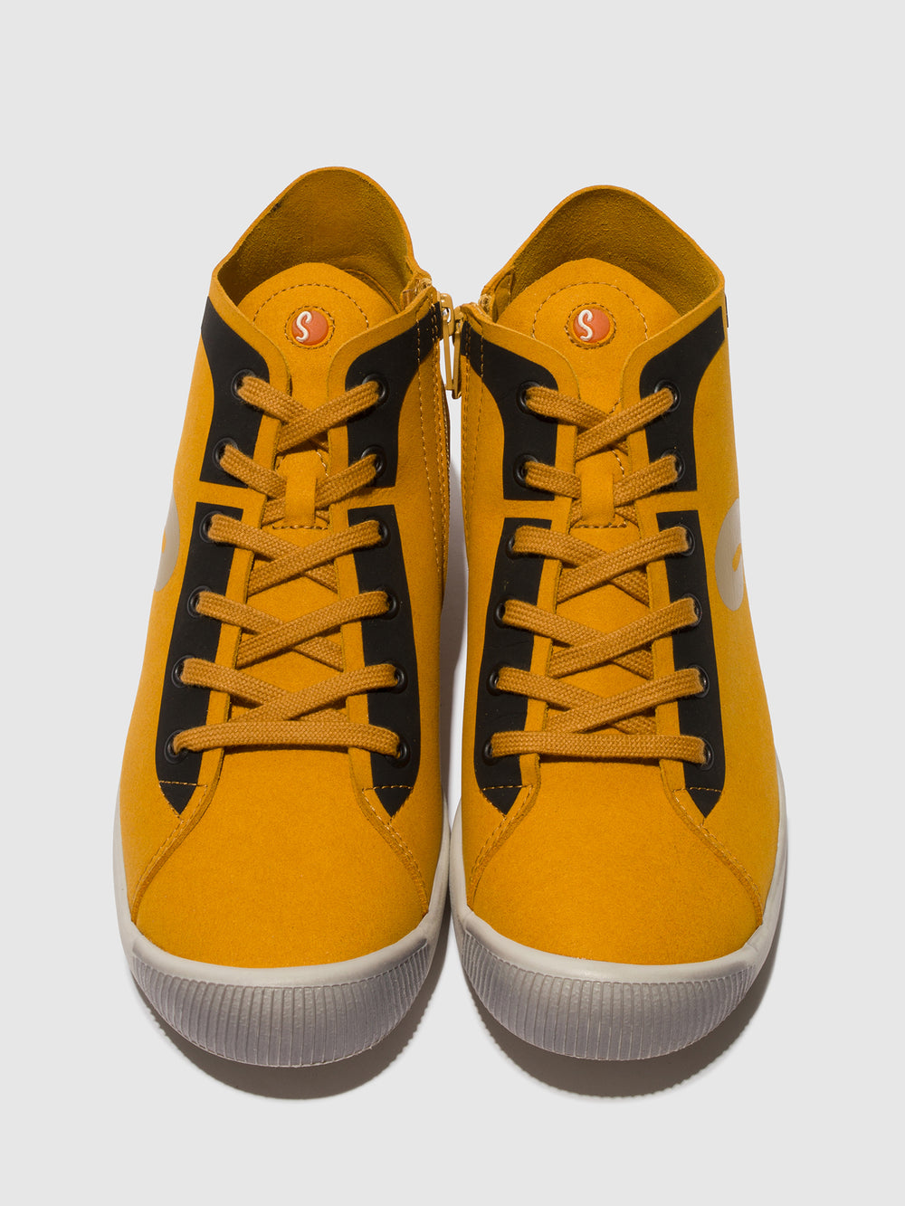 Hi-Top Trainers ILLU782SOF MUSTARD