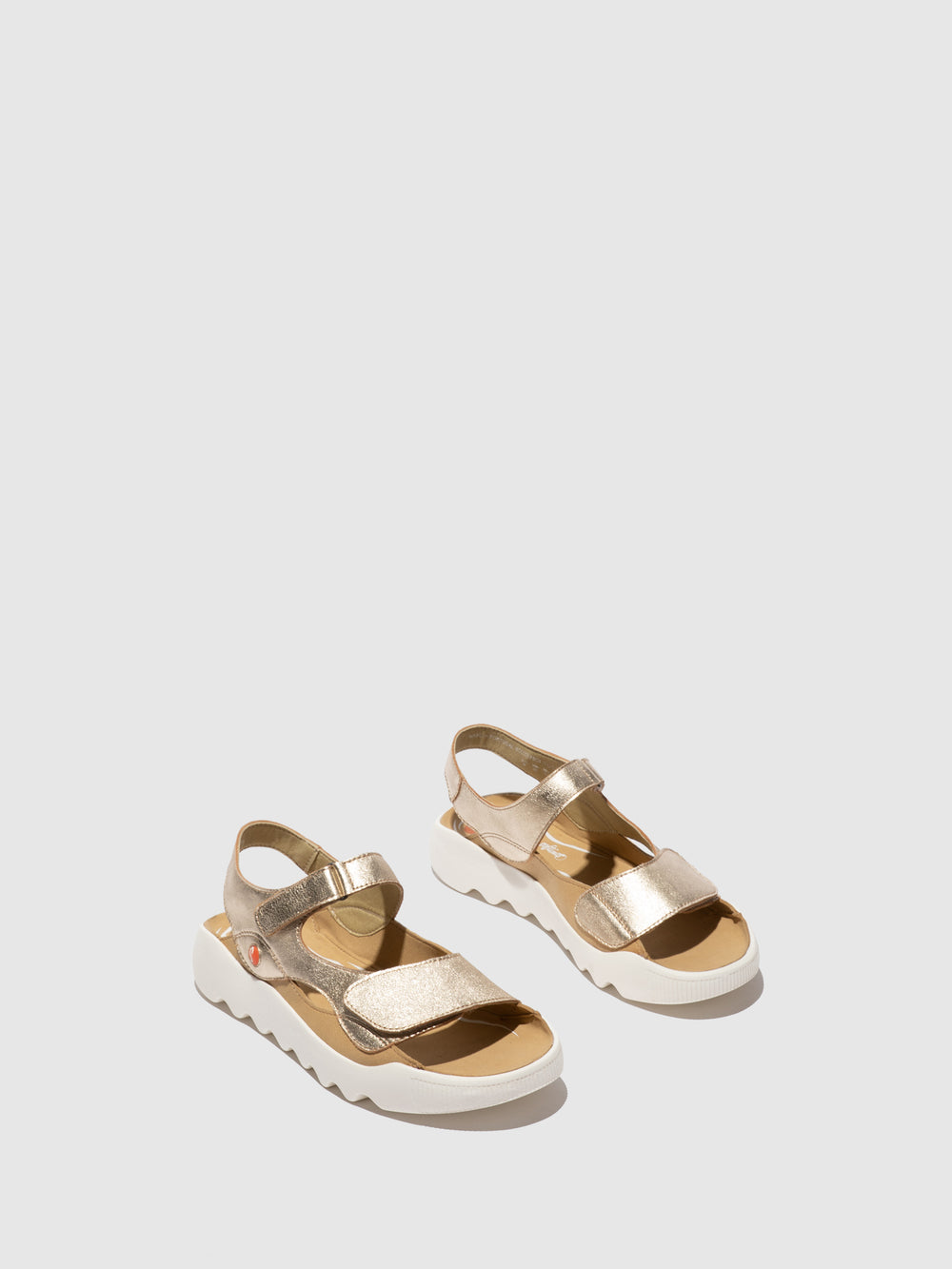 Sling-Back Sandals WIAL788SOF CHAMPAGNE - Softinos