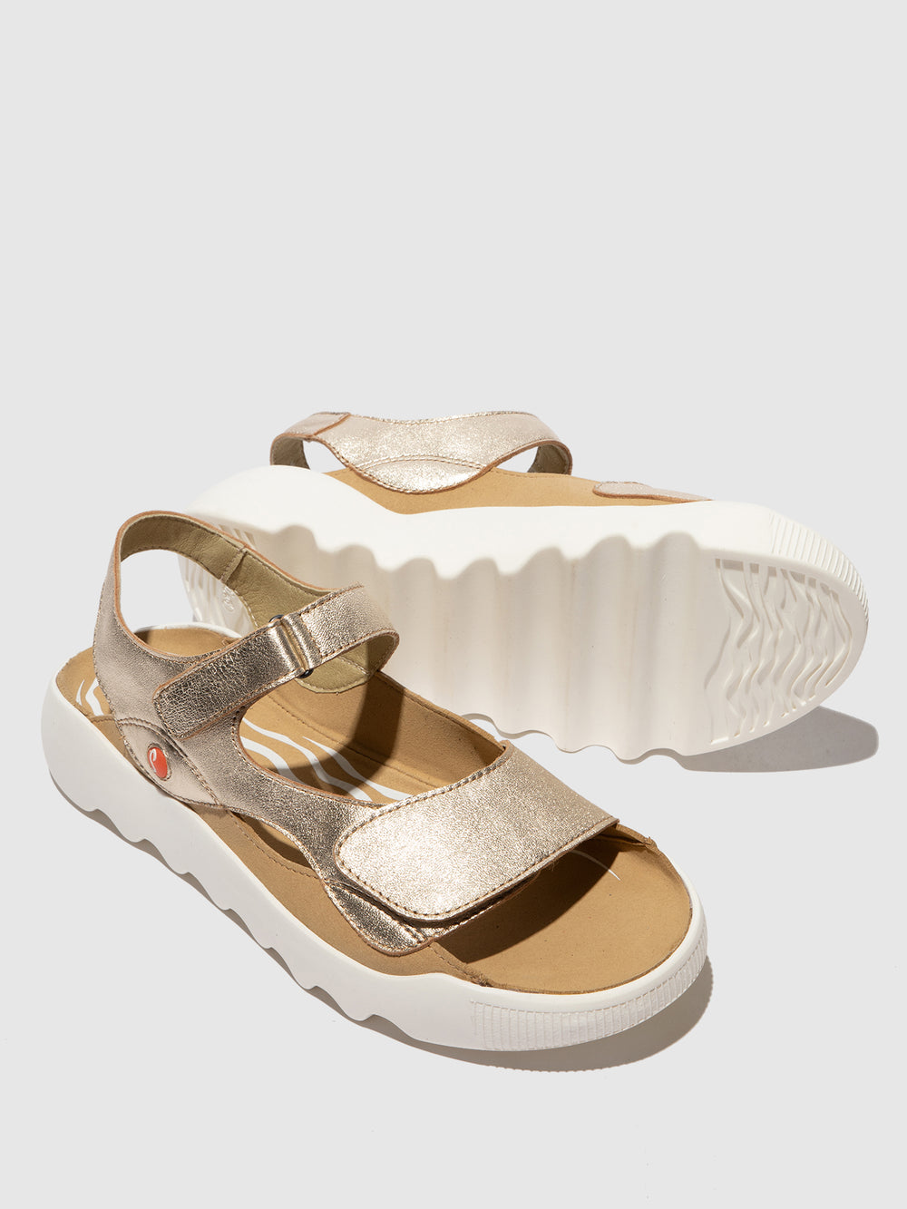 Sling-Back Sandals WIAL788SOF CHAMPAGNE - Softinos