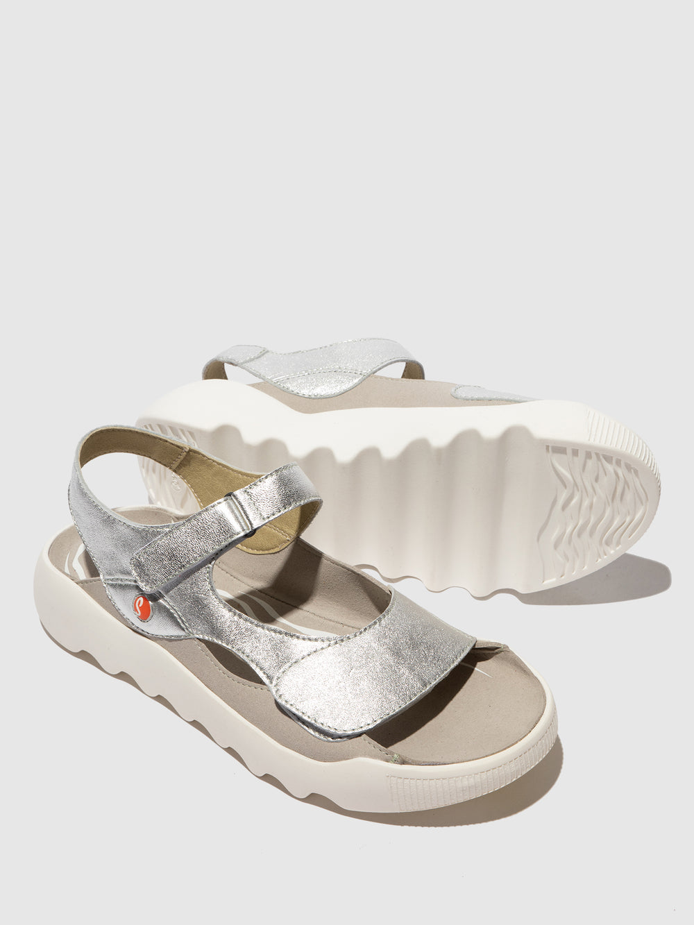 Sling-Back Sandals WIAL788SOF SILVER - Softinos