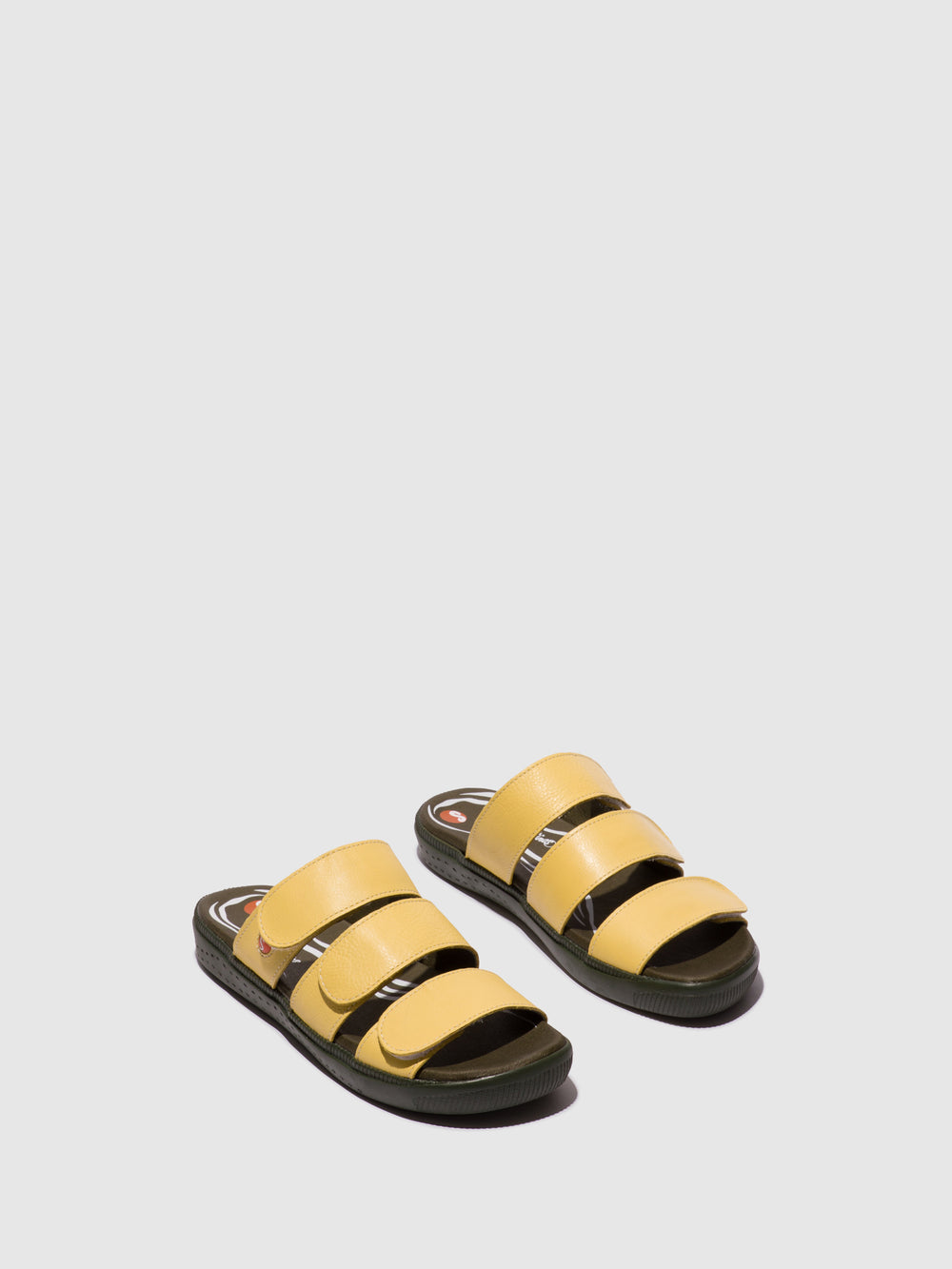 Slip-on Sandals IWEY790SOF LT. YELLOW W/DK ARMY SOLE