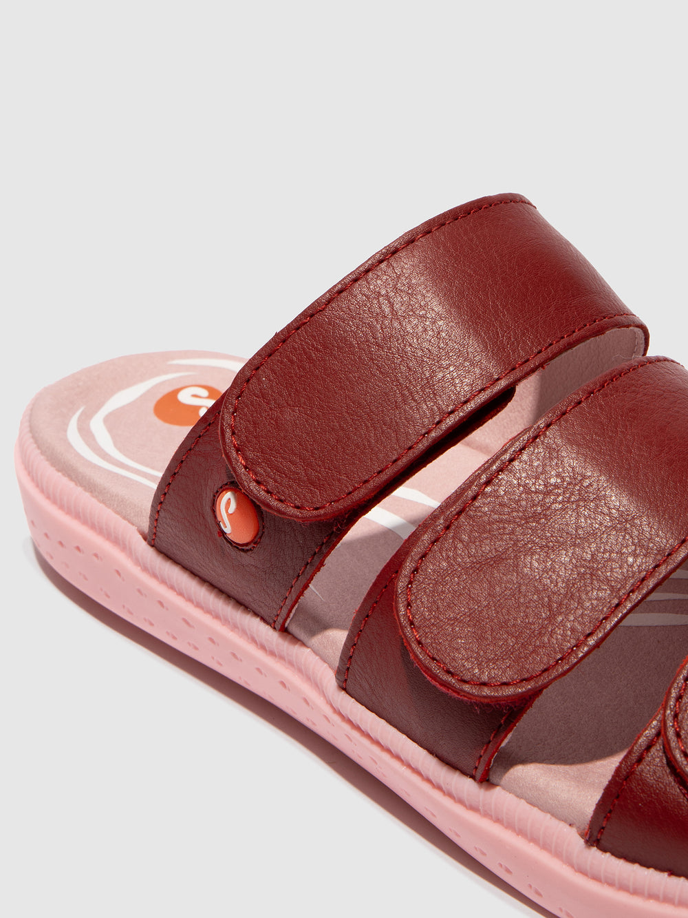 Slip-on Sandals IWEY790SOF RED W/PINK SOLE
