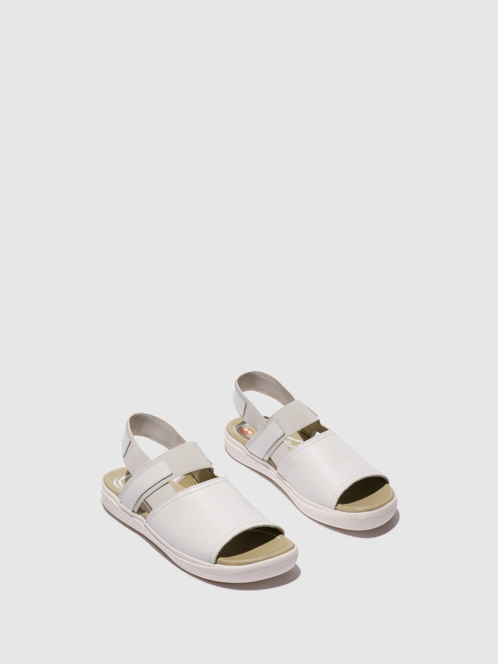 Sling-Back Sandals ILIX792SOF WHITE W/WHITE SOLE