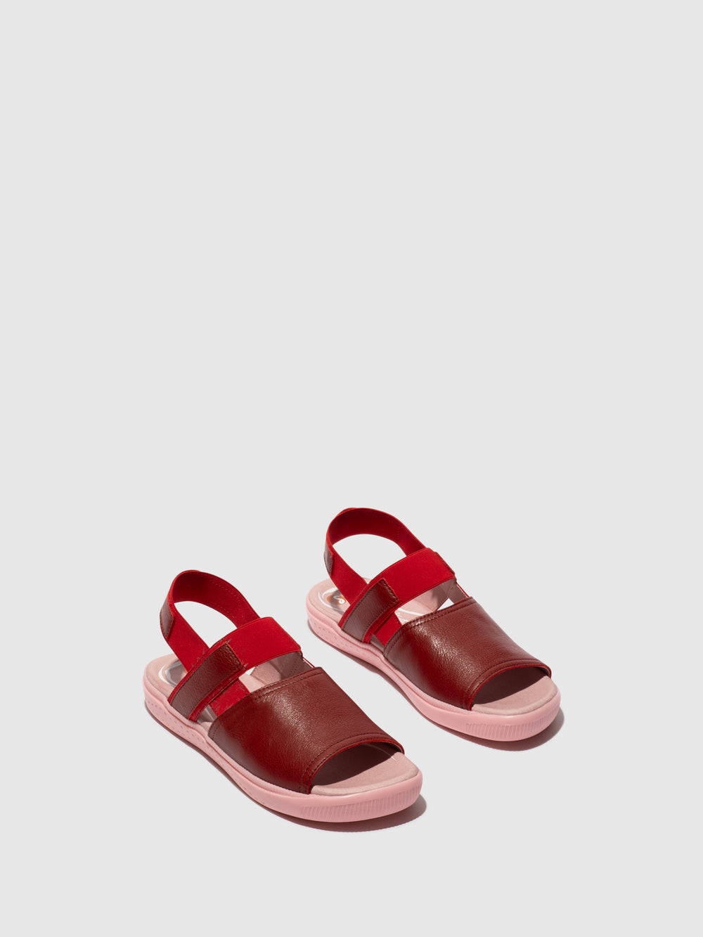 Sling-Back Sandals ILIX792SOF RED W/PINK SOLE