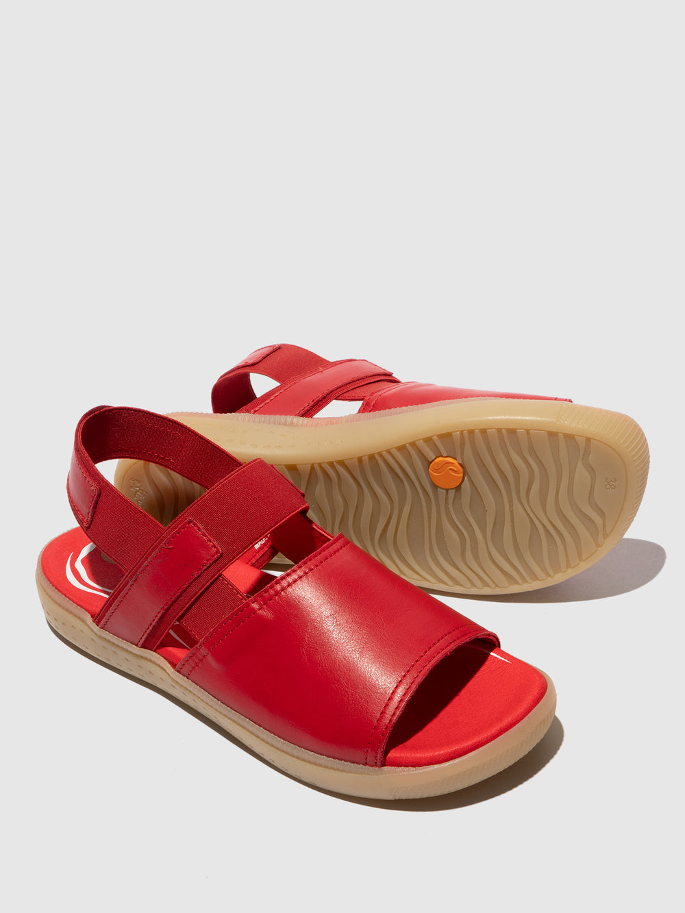 Sling-Back Sandals ILIX792SOF CHERRY RED - Softinos