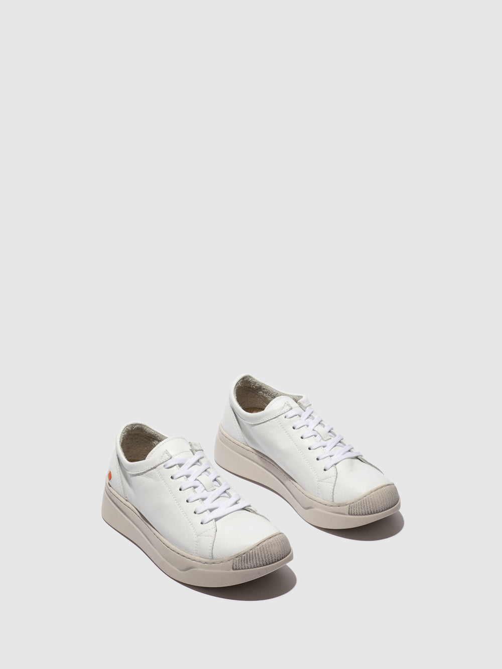 Lace-up Trainers APOR794SOF SMOOTH LEATHER WHITE