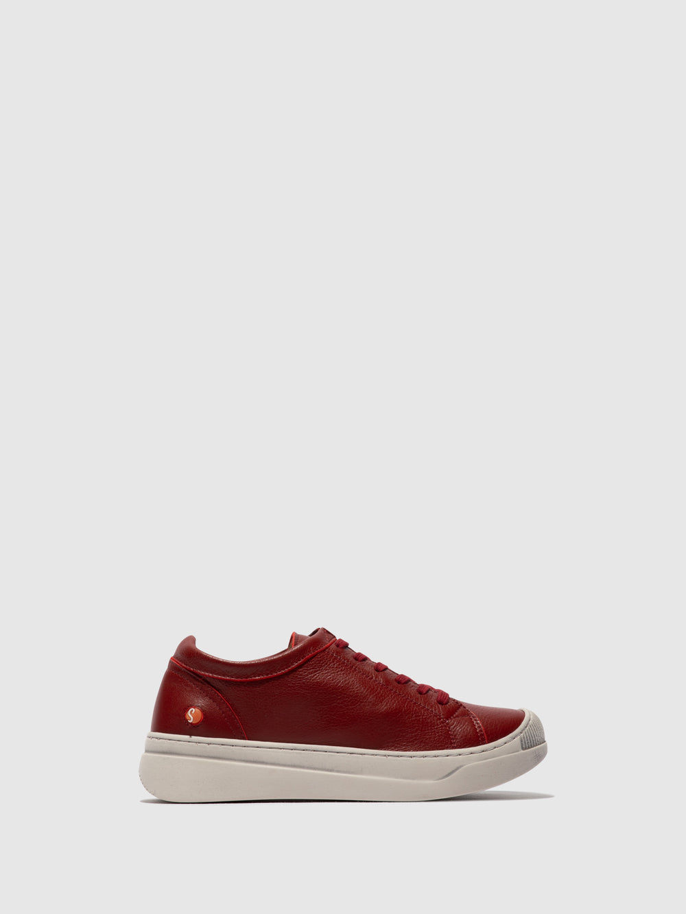 Lace-up Trainers APOR794SOF SMOOTH LEATHER RED