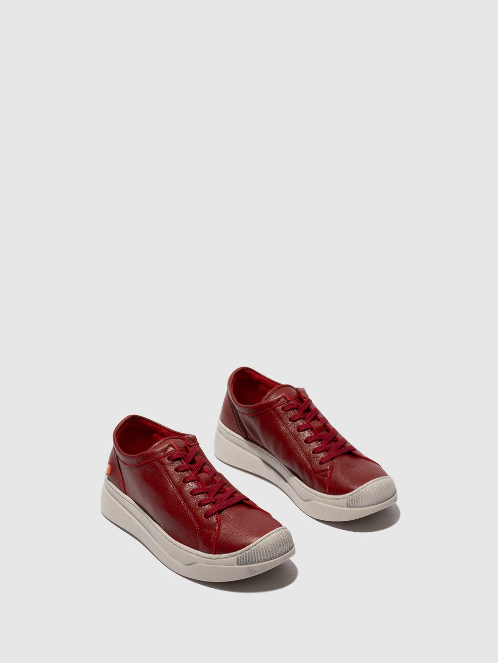 Lace-up Trainers APOR794SOF SMOOTH LEATHER RED